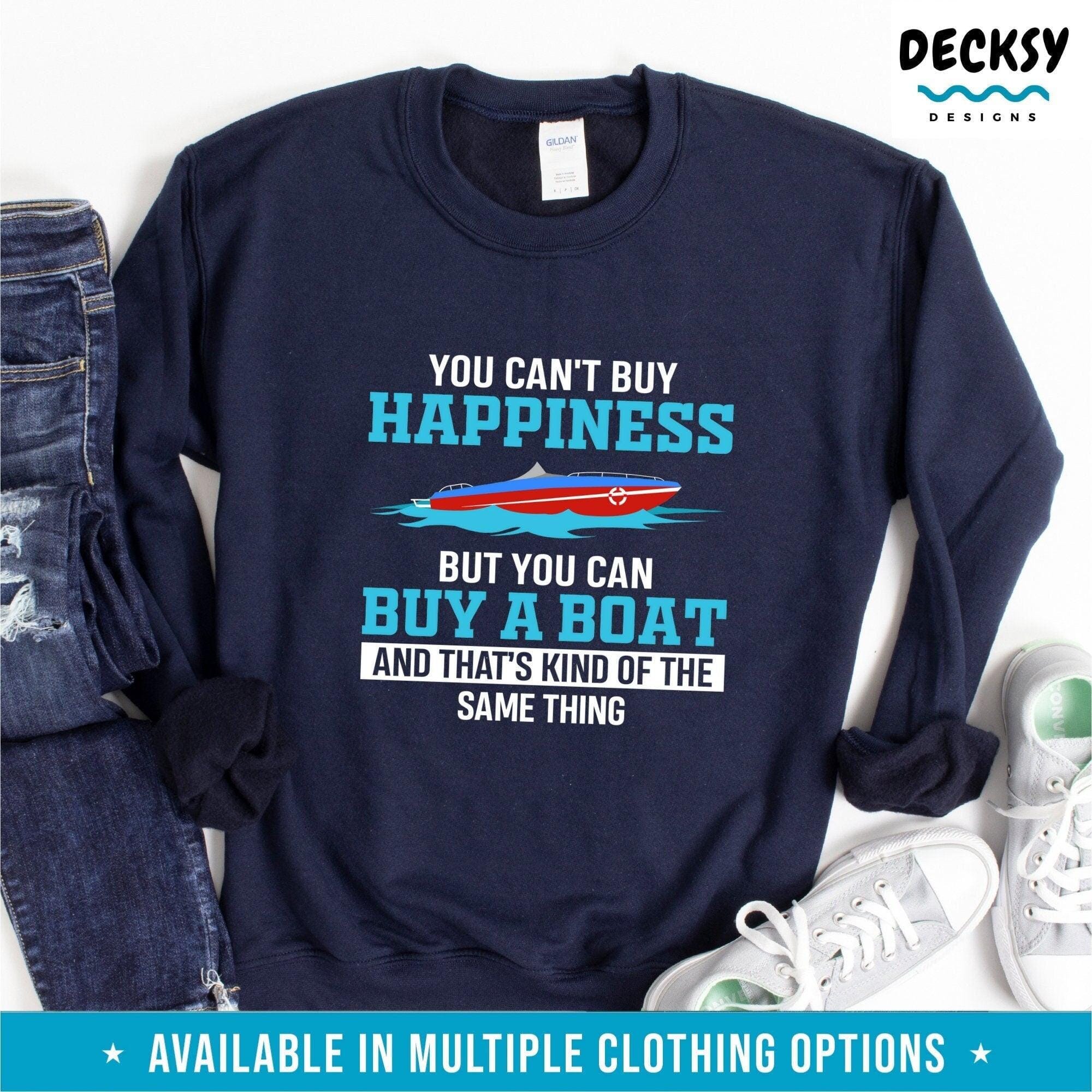 Funny Boating Shirt, Gift For Boater-Clothing:Gender-Neutral Adult Clothing:Tops & Tees:T-shirts:Graphic Tees-DecksyDesigns