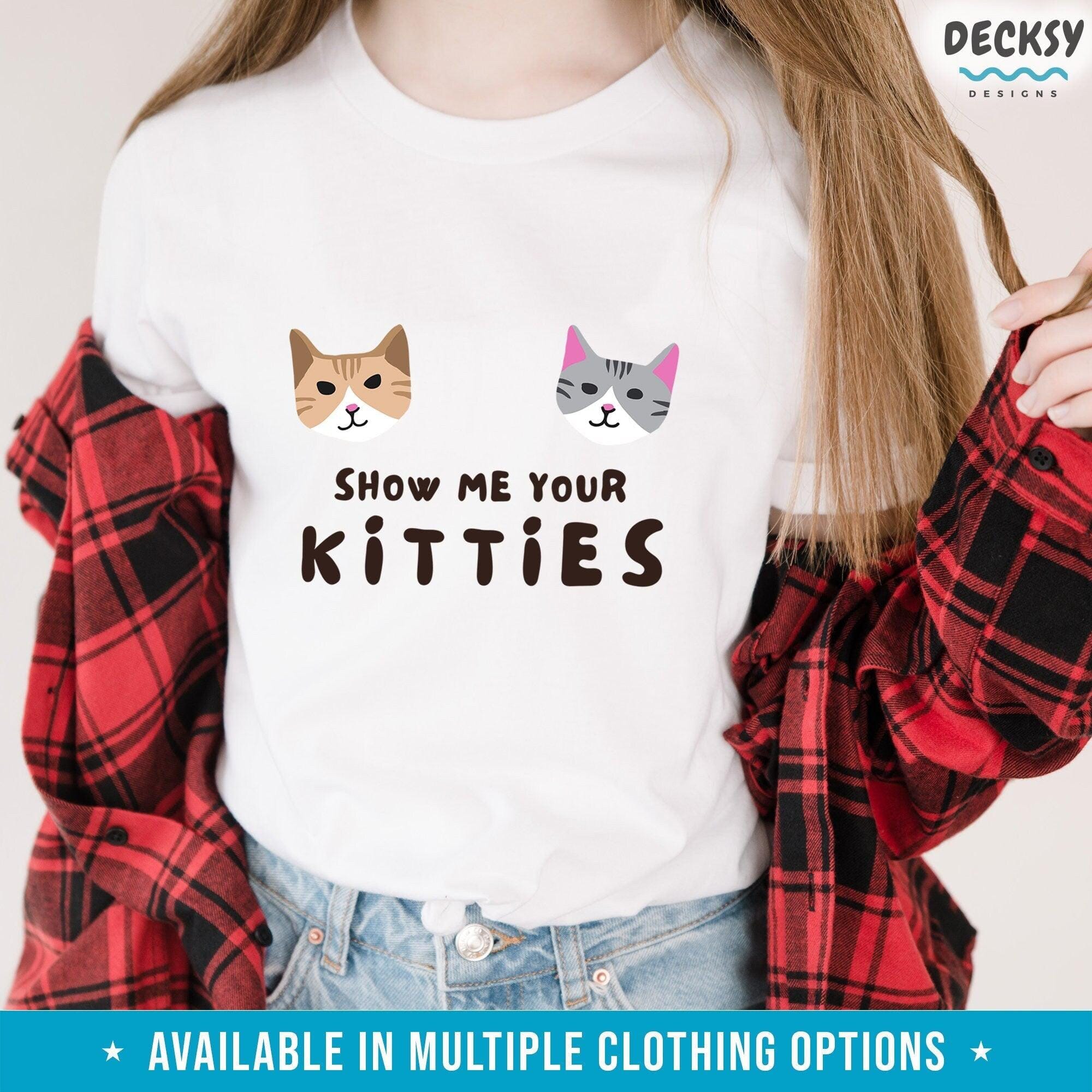 Funny Cat Tshirt, Gifts for Cat Lovers-Clothing:Gender-Neutral Adult Clothing:Tops & Tees:T-shirts:Graphic Tees-DecksyDesigns