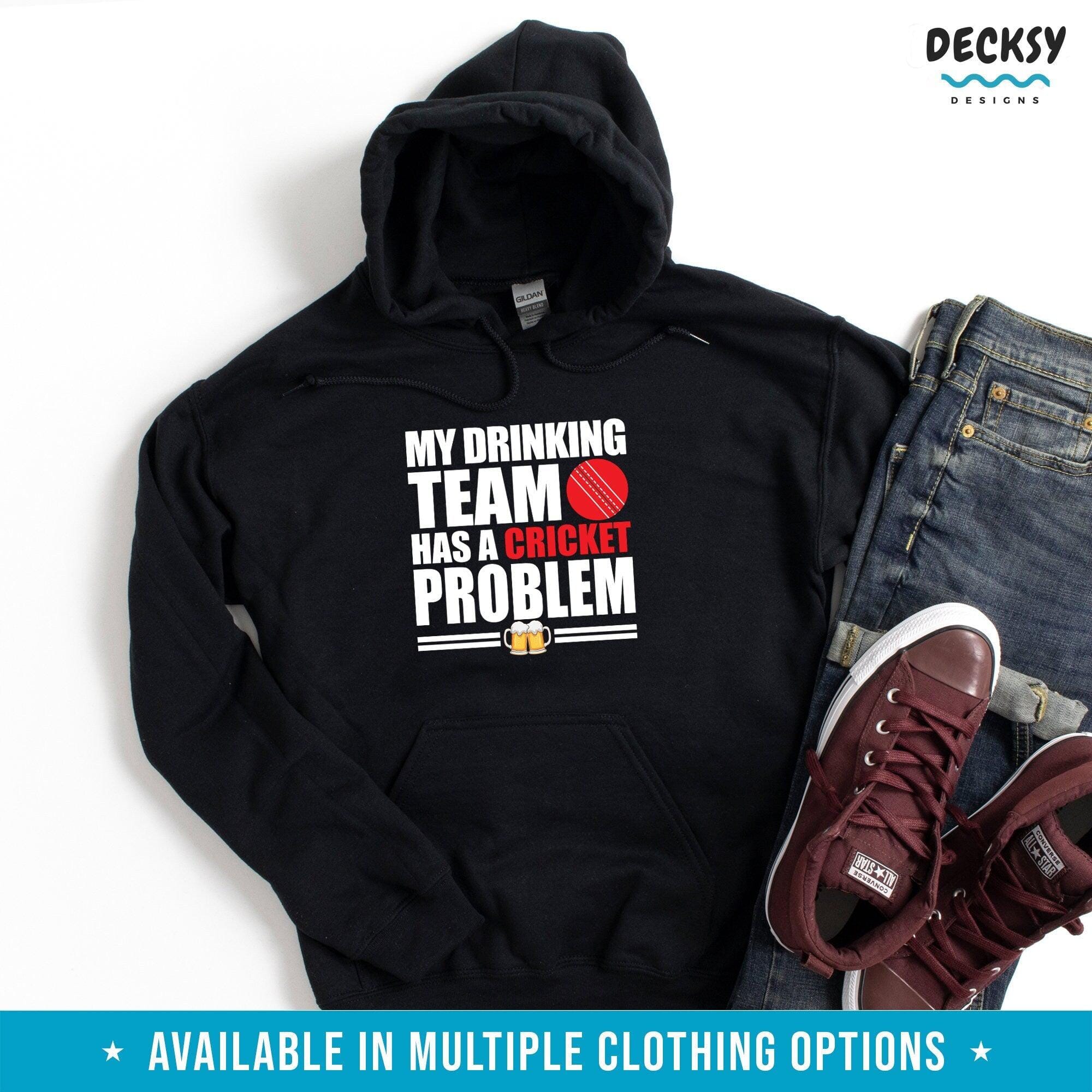 Funny Cricket Player Shirt, Cricket Team Gift-Clothing:Gender-Neutral Adult Clothing:Tops & Tees:T-shirts:Graphic Tees-DecksyDesigns