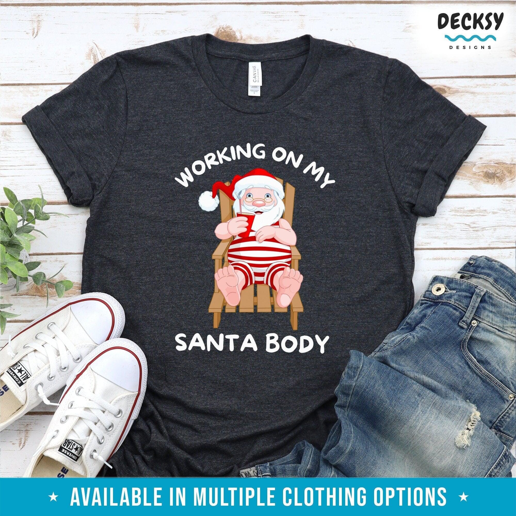 Funny Xmas Tshirt, Christmas Gift-Clothing:Gender-Neutral Adult Clothing:Tops & Tees:T-shirts:Graphic Tees-DecksyDesigns