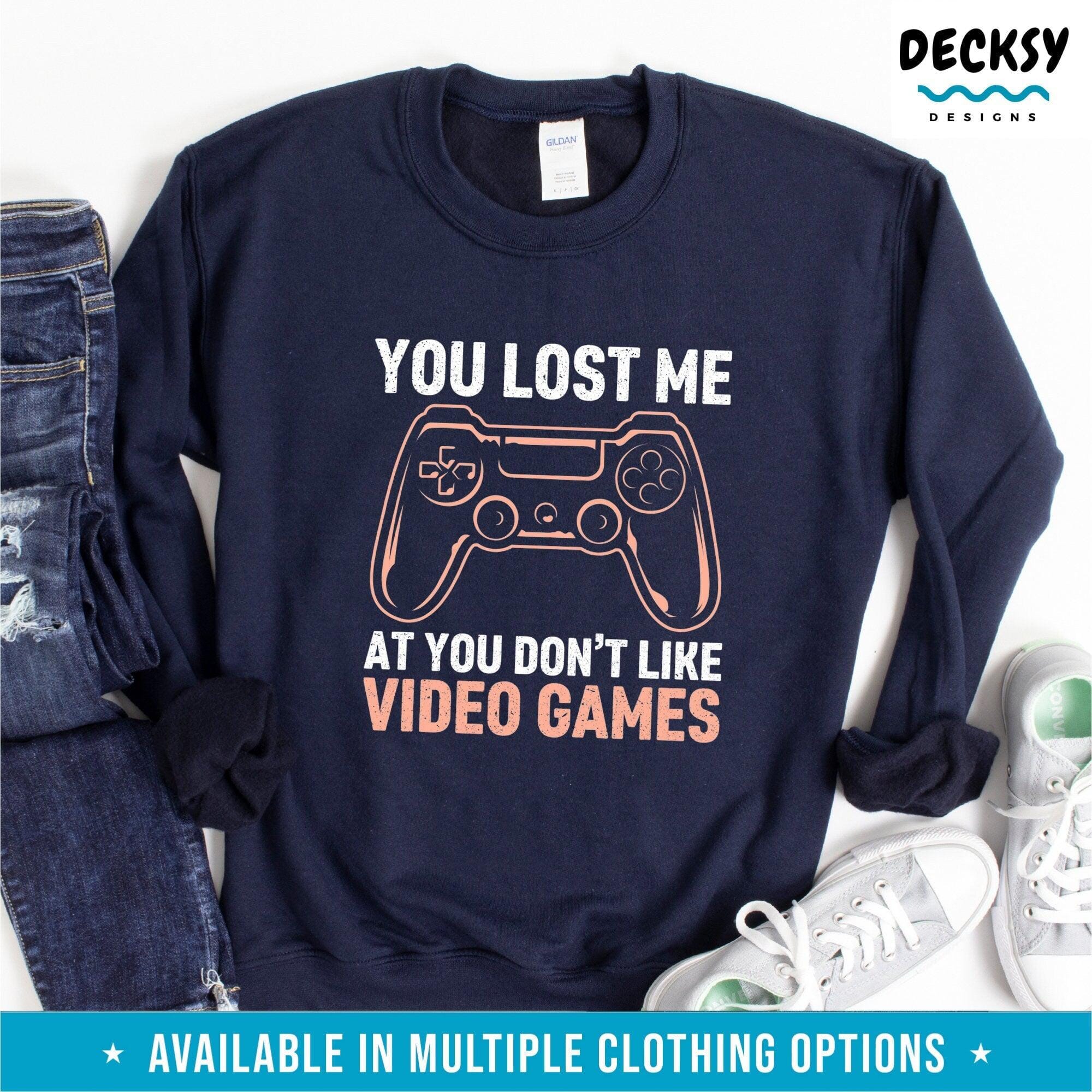 Gaming Shirt, Video Game Lover Gift-Clothing:Gender-Neutral Adult Clothing:Tops & Tees:T-shirts:Graphic Tees-DecksyDesigns