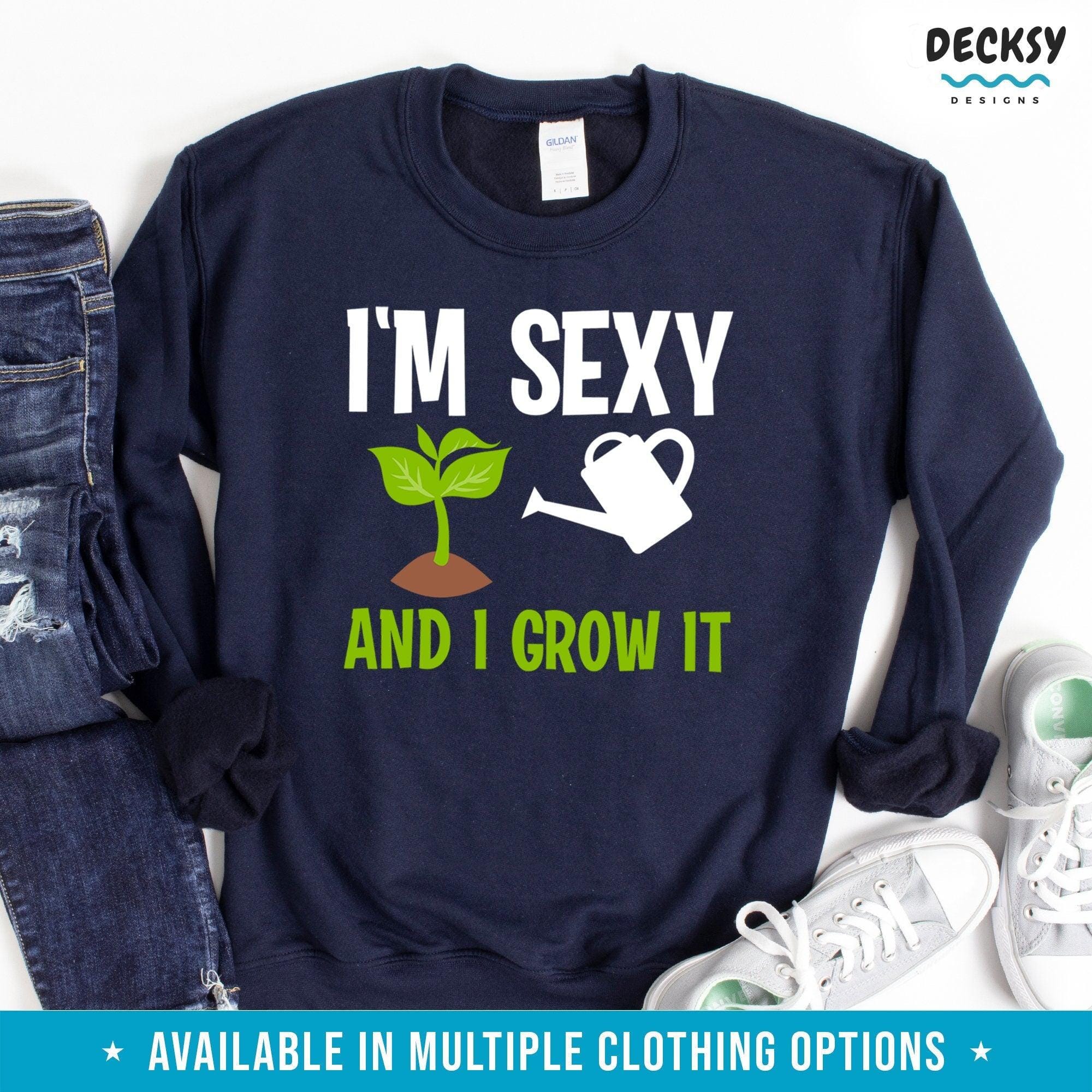 Gardening Shirt, Plant Lover Gift-Clothing:Gender-Neutral Adult Clothing:Tops & Tees:T-shirts:Graphic Tees-DecksyDesigns