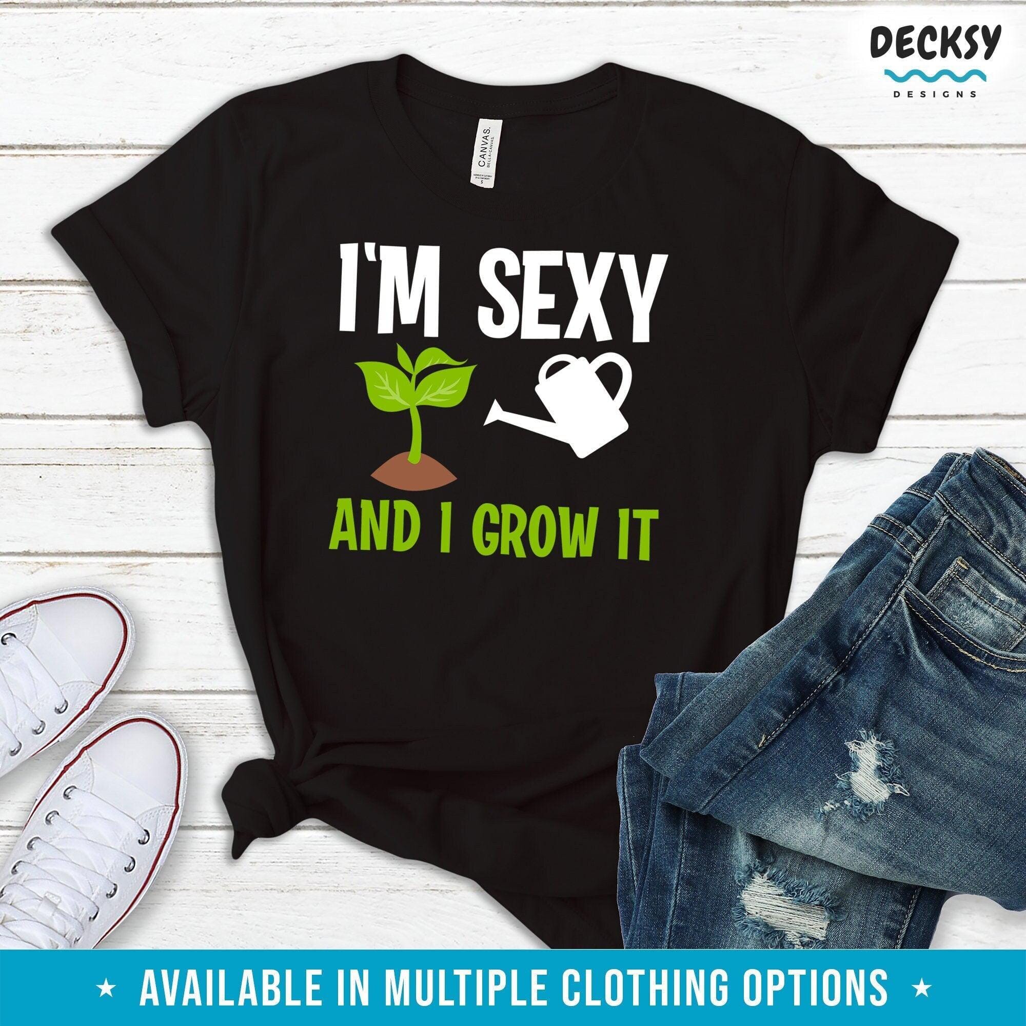 Gardening Shirt, Plant Lover Gift-Clothing:Gender-Neutral Adult Clothing:Tops & Tees:T-shirts:Graphic Tees-DecksyDesigns