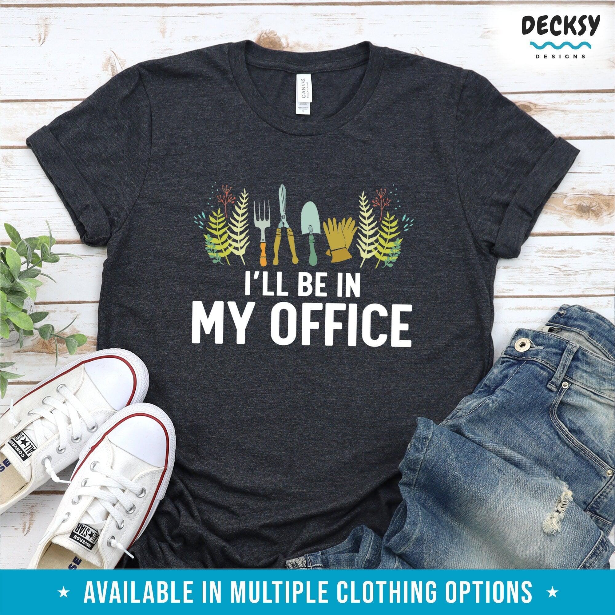 Gardening T Shirt, Plant Owner Gift-Clothing:Gender-Neutral Adult Clothing:Tops & Tees:T-shirts:Graphic Tees-DecksyDesigns
