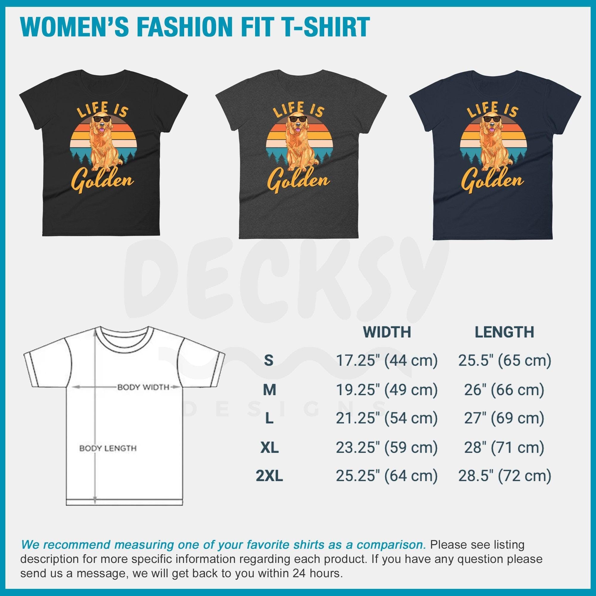 Golden Retriever Shirt, Gift for Golden Retriever Dog Lover-Clothing:Gender-Neutral Adult Clothing:Tops & Tees:T-shirts:Graphic Tees-DecksyDesigns
