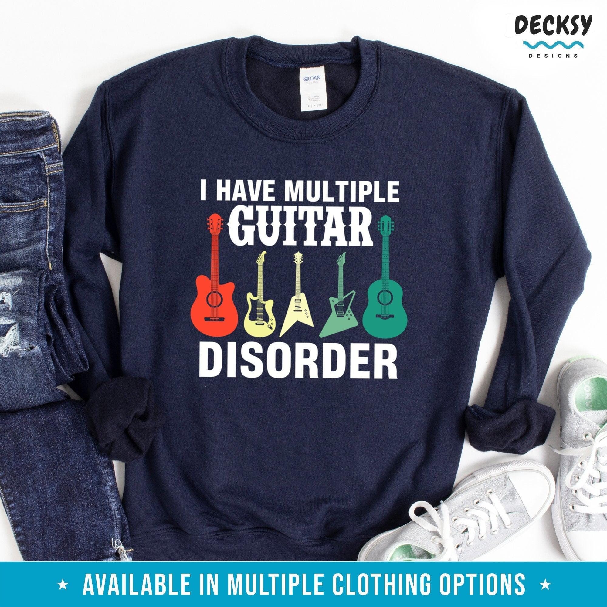 Guitar Player Shirt, Gift for Musician-Clothing:Gender-Neutral Adult Clothing:Tops & Tees:T-shirts:Graphic Tees-DecksyDesigns