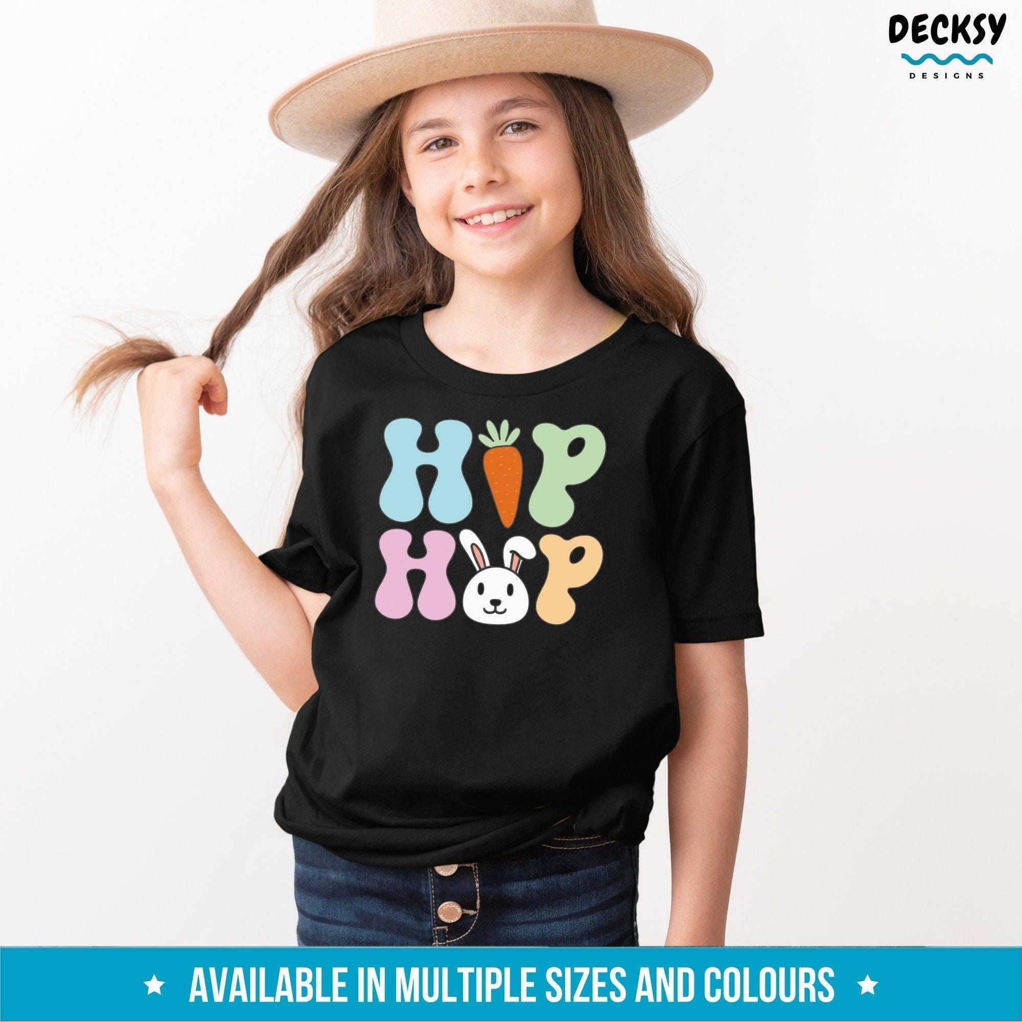 Hip Hop Bunny Easter Tshirt, Rabbit Lover Gift-Clothing:Gender-Neutral Adult Clothing:Tops & Tees:T-shirts:Graphic Tees-DecksyDesigns