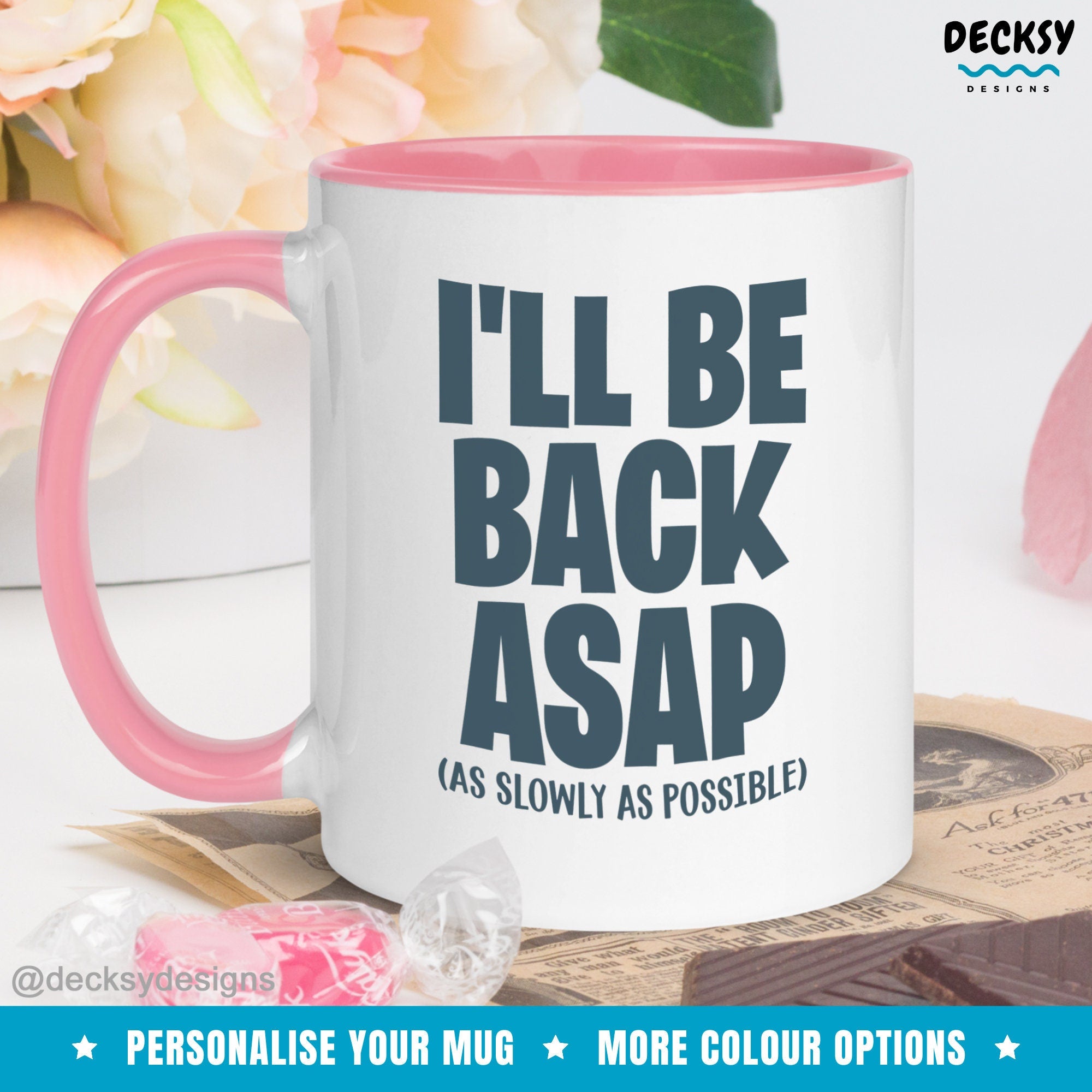 Funny Work Mug, Coworker Gift Idea, Custom Gift For Colleague, Personalised Office Humour Mug, Sarcastic Gifts, Admin Gift, Office Gag Gift Mugs by DecksyDesigns