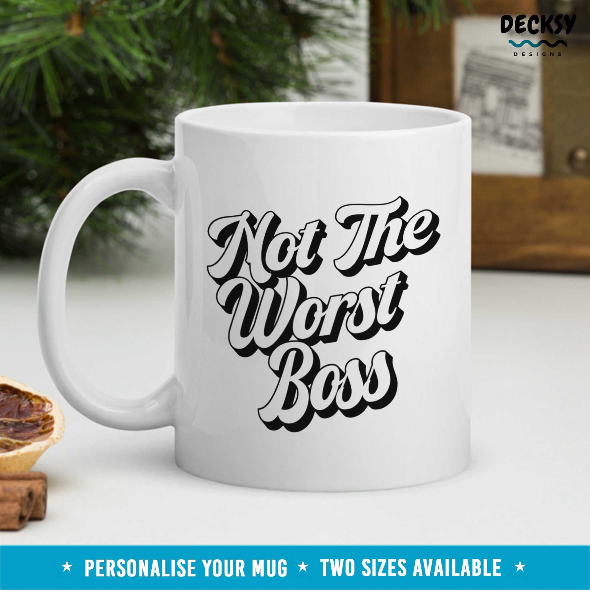 Funny Boss Mug, Personalised Gift For Supervisor, Team Leader Mug, Corporate Gifts, Gift For Coworker, Funny Office Cup, Boss Gift For Women Mugs by DecksyDesigns
