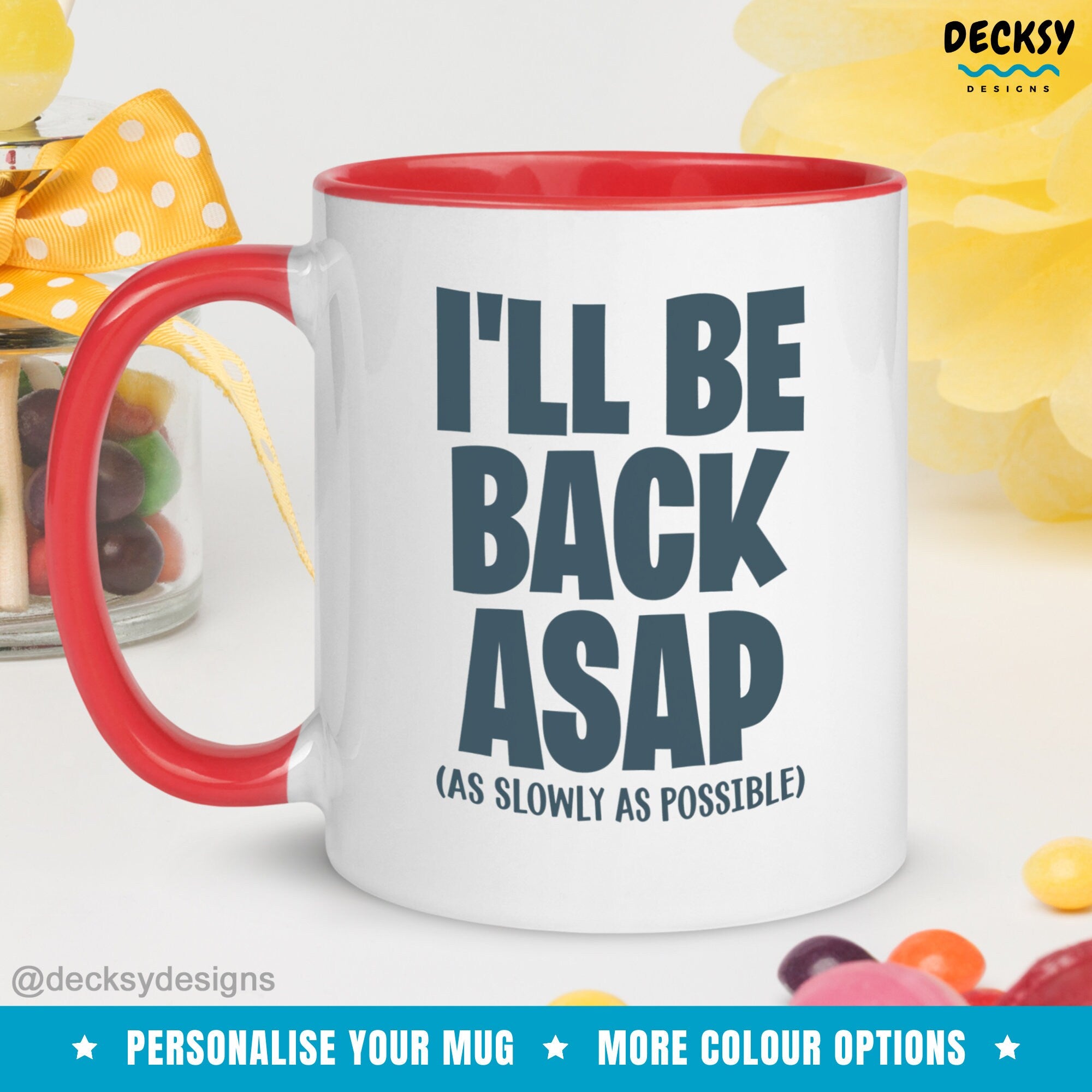 Funny Work Mug, Coworker Gift Idea, Custom Gift For Colleague, Personalised Office Humour Mug, Sarcastic Gifts, Admin Gift, Office Gag Gift Mugs by DecksyDesigns