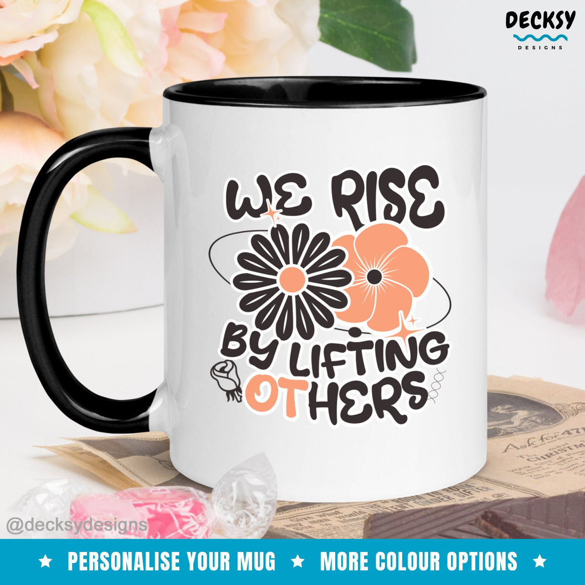 Occupational Therapy Mug, Gift For OT, Custom Gift For Occupational Therapist, OT Student Gifts For Her, Personalised OT Graduation Gift Mugs by DecksyDesigns
