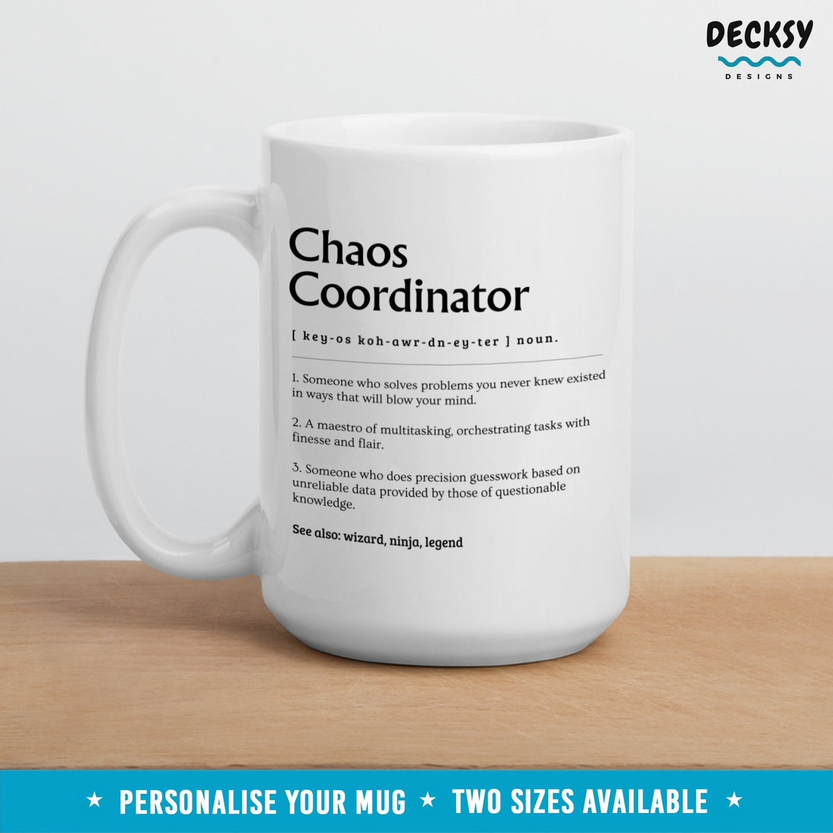 Gift For Coworker, Funny Mug For Boss, Office Admin Mug, Personalized Coordinator Gift, Custom Name Mug, Gift For Secretary, Supervisor Gift Mugs by DecksyDesigns