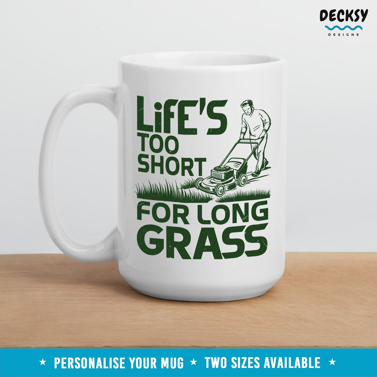 Lawn Care Legend Mug, Gardening Mug, Landscaping Mug, Gift For Lawn Mower, Funny Dad Coffee Mug, Landscaper Gift for Him, Lawn Mowing Gift Mugs by DecksyDesigns