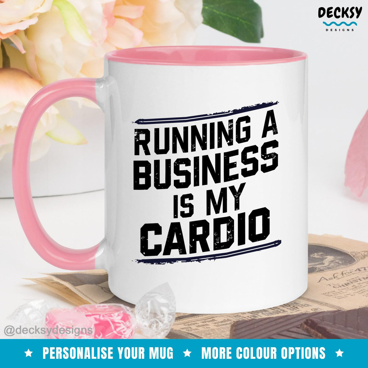 Small Business Owner Gift, Custom Entrepreneur Coffee Mug, Mompreneur Mug, Business Owner Gift, Girl Boss Gift For Wife Investor Real Estate Mugs by DecksyDesigns