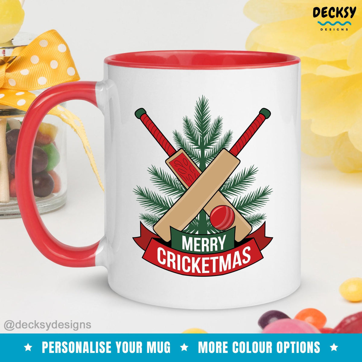 Cricket Mug Funny, Custom Christmas Gift Men, Gift For Husband, Cricketeer Gift, Cricket Gift For Dad, PE Teacher Gift, Sport Enthusiast Cup Mugs by DecksyDesigns