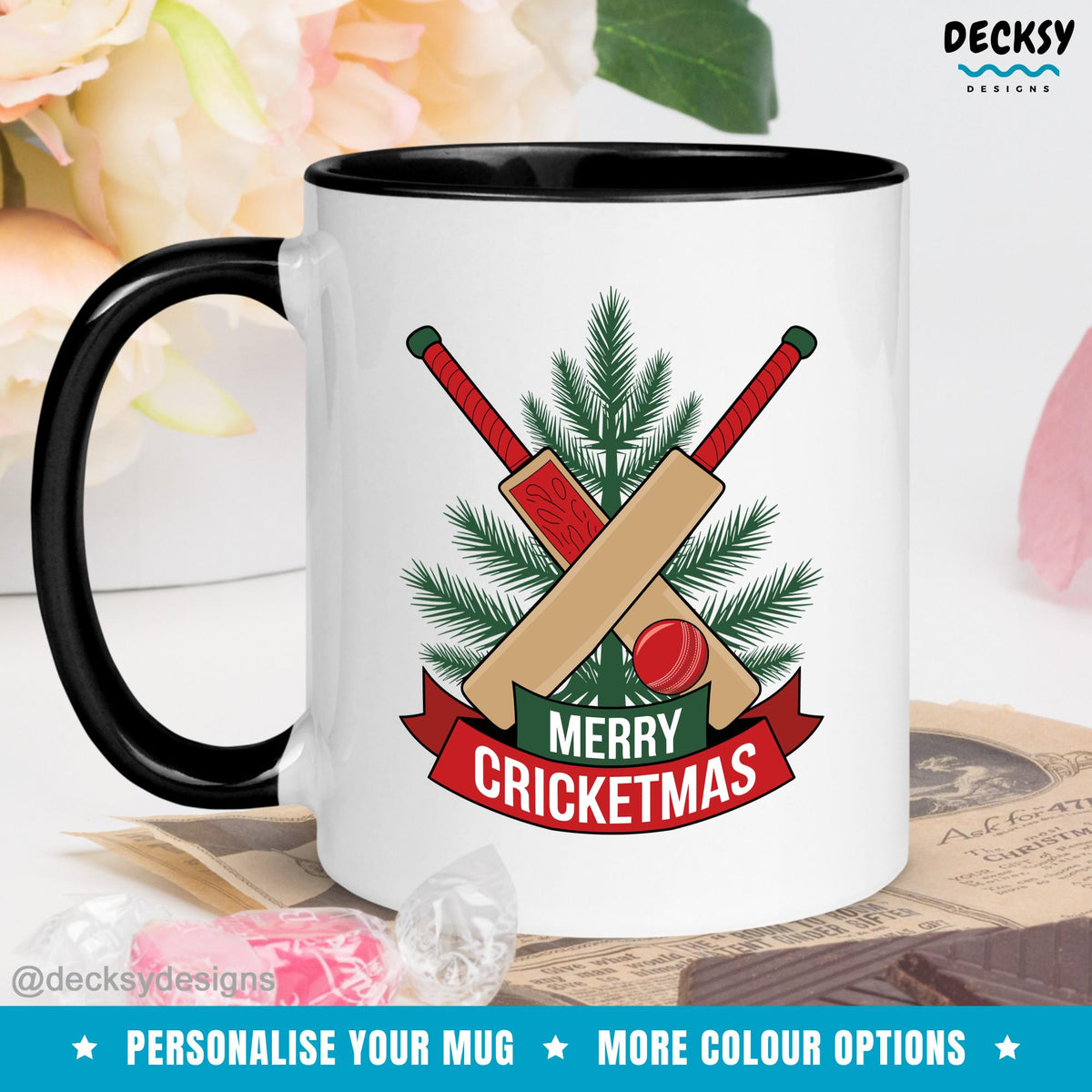 Cricket Mug Funny, Custom Christmas Gift Men, Gift For Husband, Cricketeer Gift, Cricket Gift For Dad, PE Teacher Gift, Sport Enthusiast Cup Mugs by DecksyDesigns
