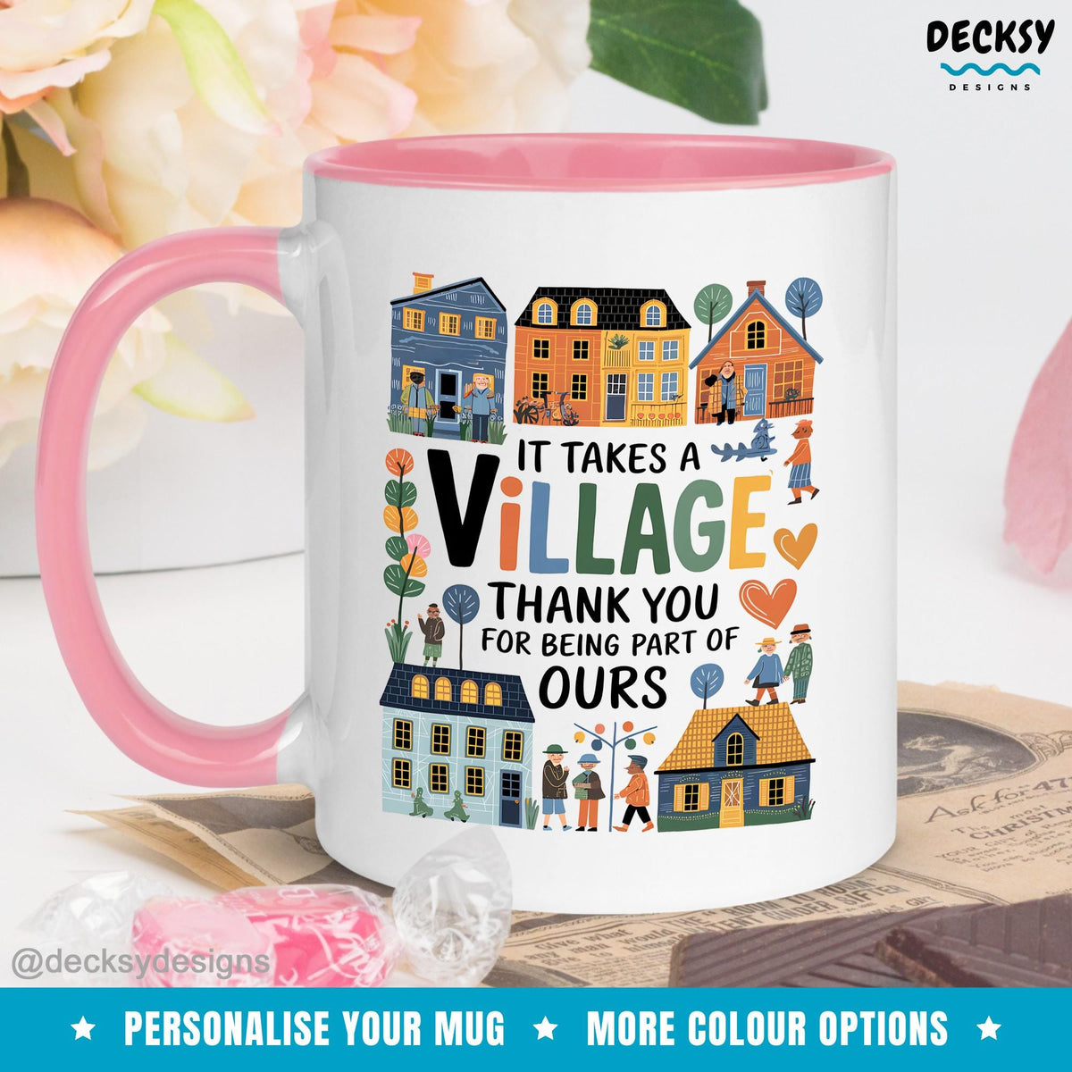 Custom Nanny Mug, Preschool Teacher, Nursery Teacher Gift, Babysitter Mug, Gift For Childminder, Daycare Teacher Gift, Personalised Mug Mugs by DecksyDesigns