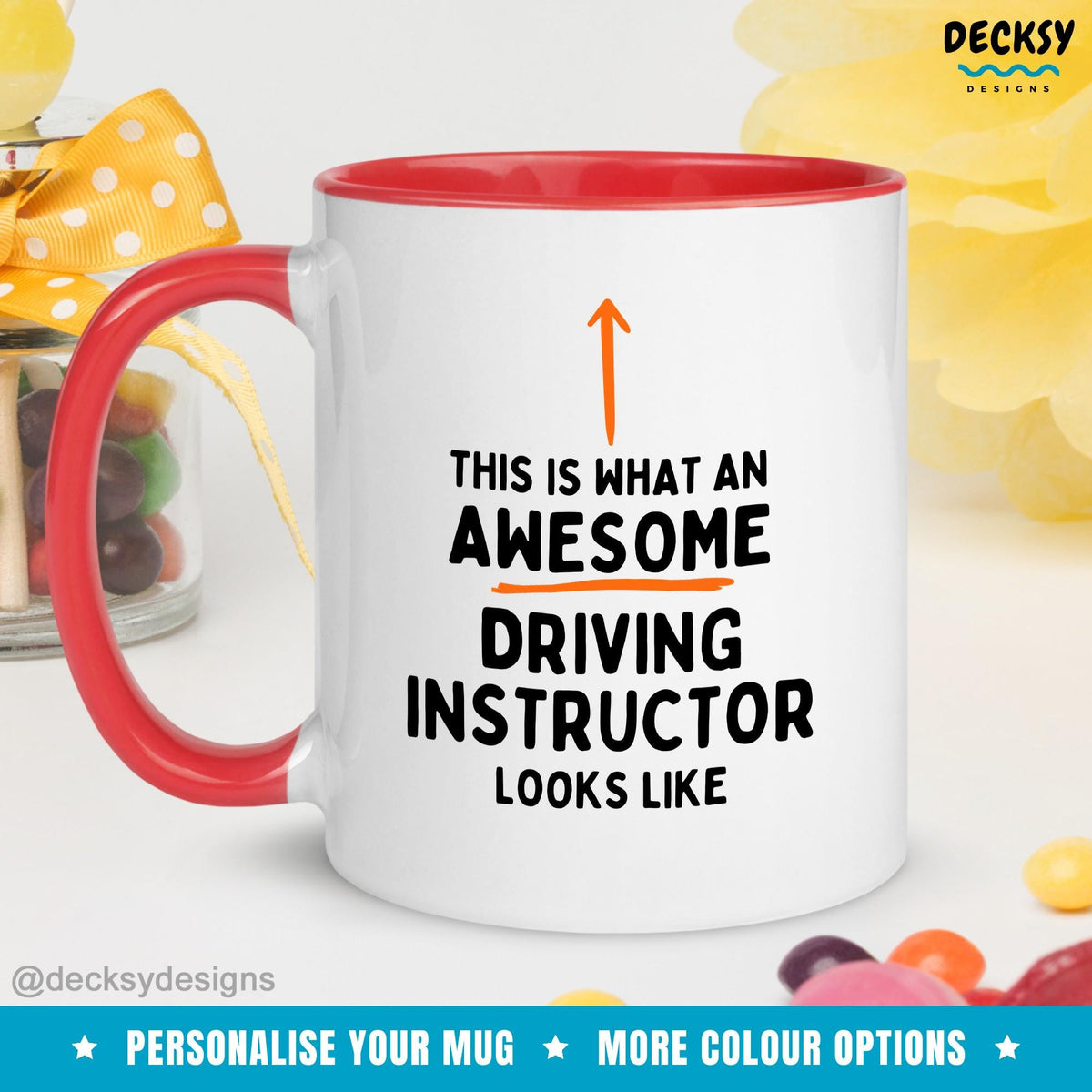 Driving Instructor Gift, Custom Coffee Mug, Gift From New Driver, Driving School Gift, Appreciation Gifts, New Learner Gift, Mugs For Men Mugs by DecksyDesigns