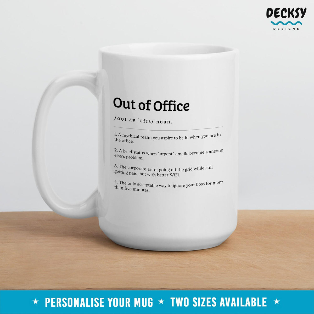 Work Humor Mug, Supervisor Mug, Personalized Office Mug, Custom Employee Gift, Team Lead Gift, Funny Coworker Colleague Staff Birthday Gift Mugs by DecksyDesigns