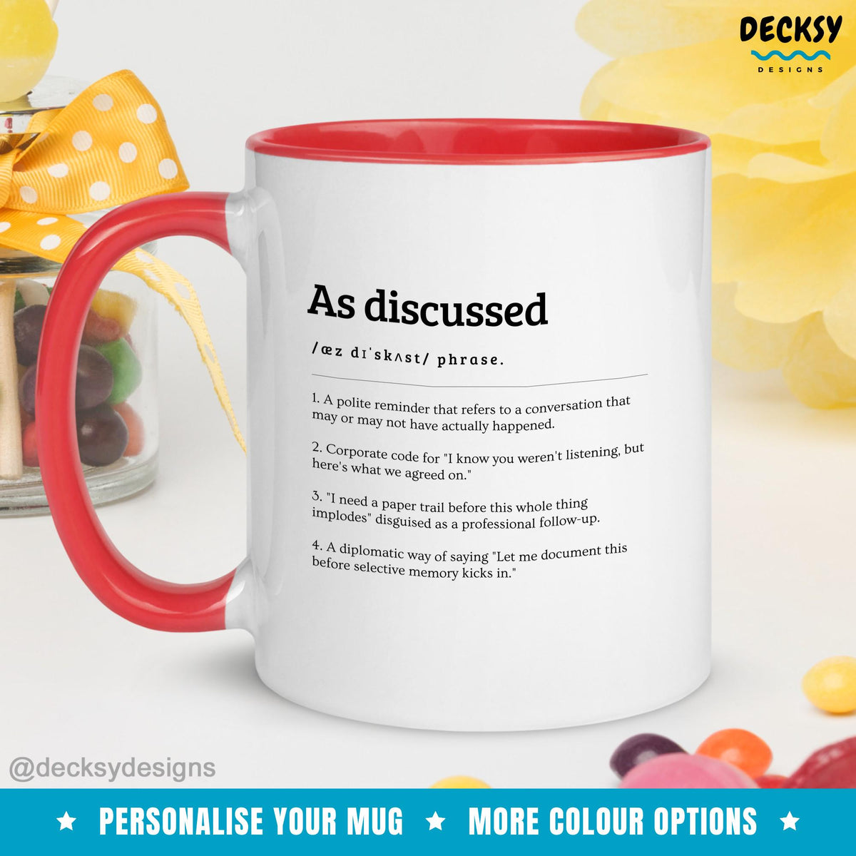 Funny Office Mug, Custom Gift For Coworkers, Work Humour Mug, Office Gag Joke Gift, Sarcastic Supervisor Coffee Mug, Personalized Boss Mug Mugs by DecksyDesigns