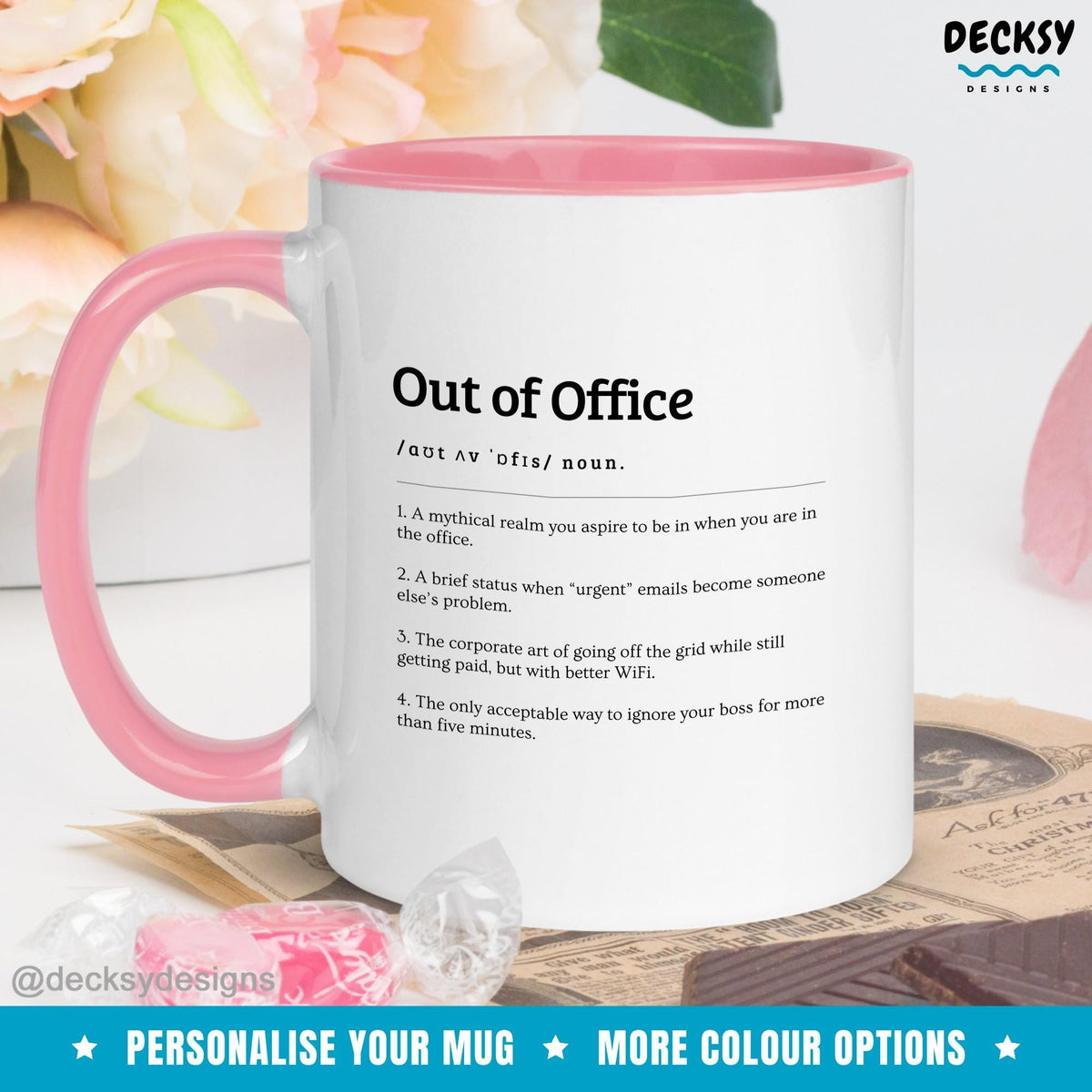 Work Humor Mug, Supervisor Mug, Personalized Office Mug, Custom Employee Gift, Team Lead Gift, Funny Coworker Colleague Staff Birthday Gift Mugs by DecksyDesigns