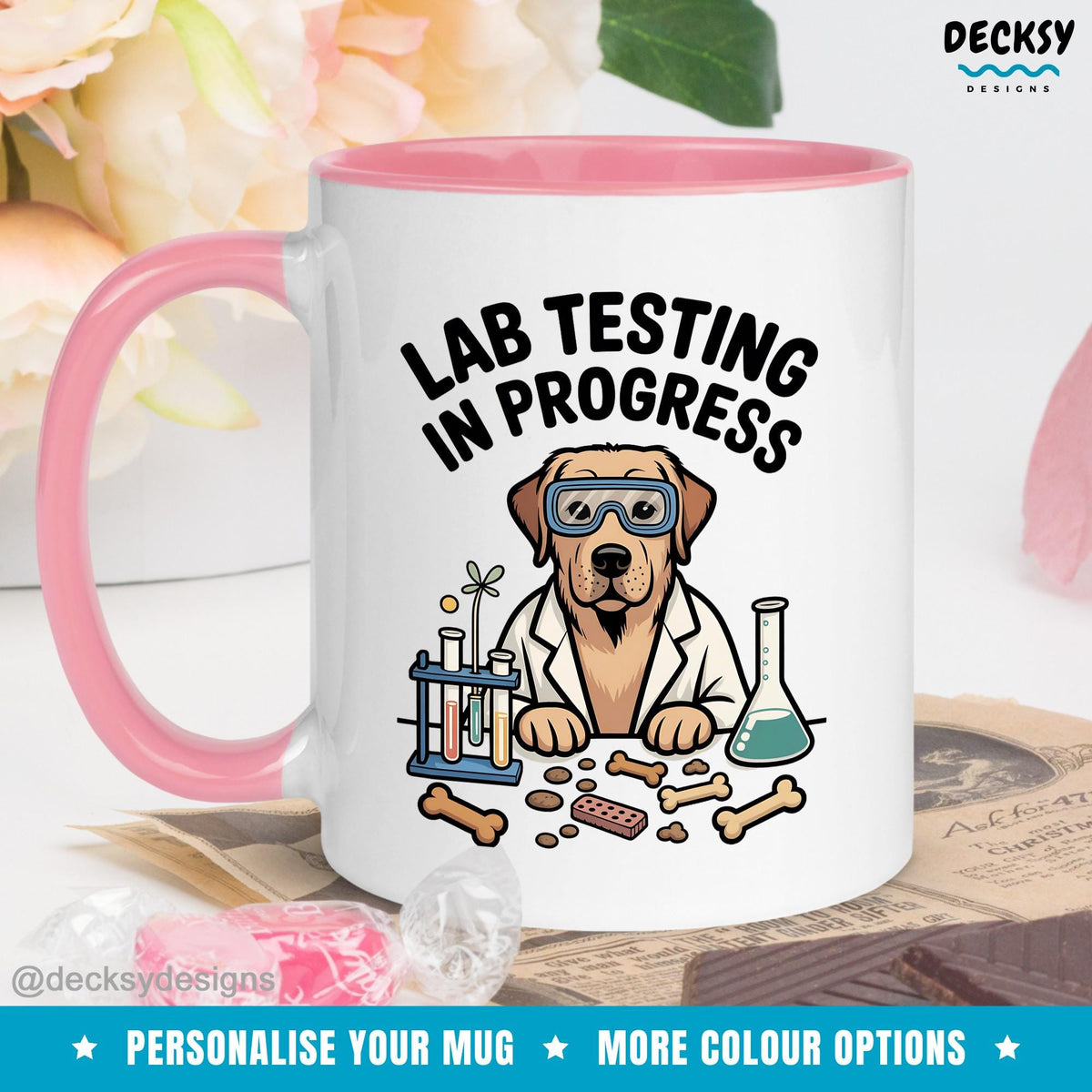 Personalized Labrador Coffee Mug - Dog Lover Gift Mugs by DecksyDesigns