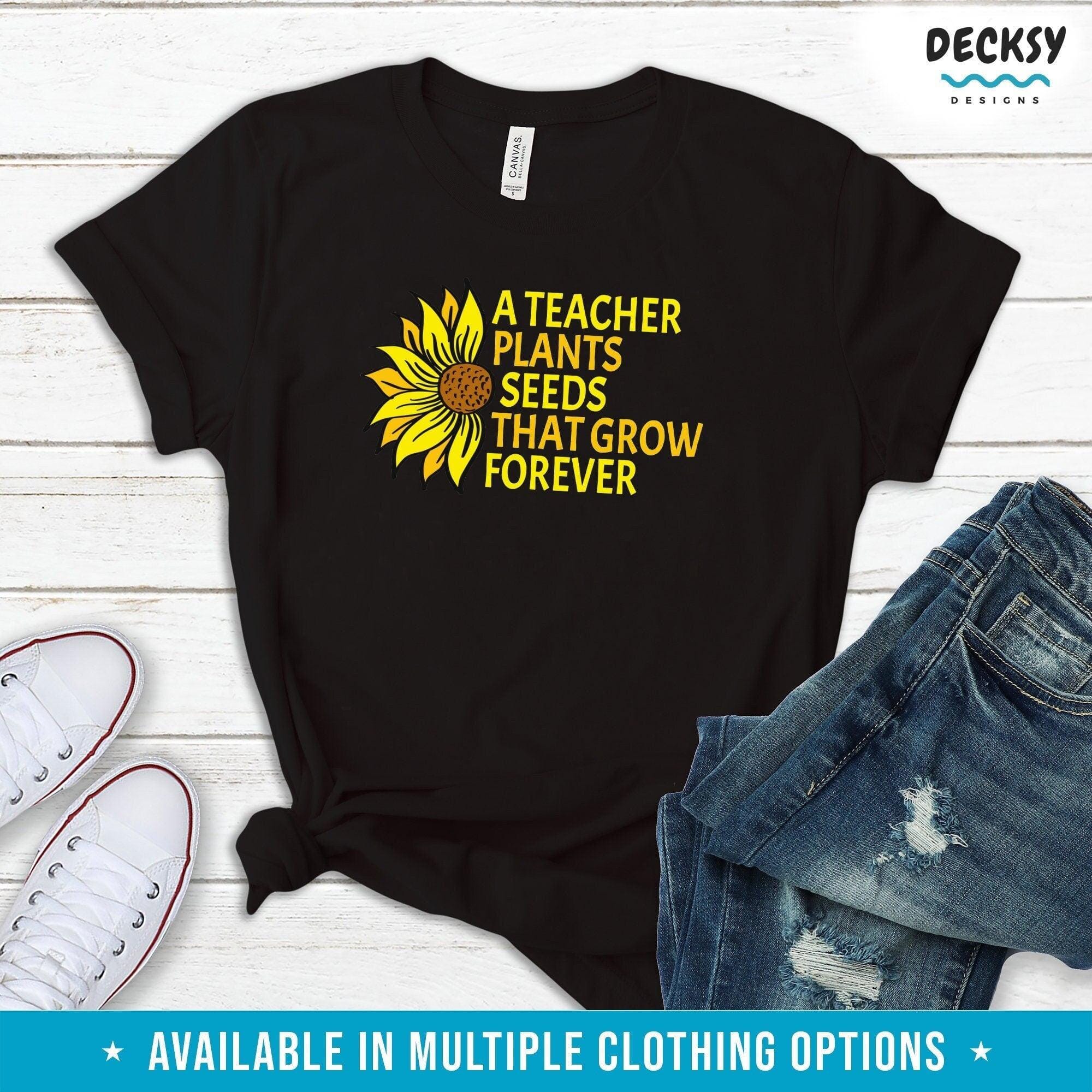 Inspirational Teacher Shirt, Gift For Teaching Assistant-Clothing:Gender-Neutral Adult Clothing:Tops & Tees:T-shirts:Graphic Tees-DecksyDesigns