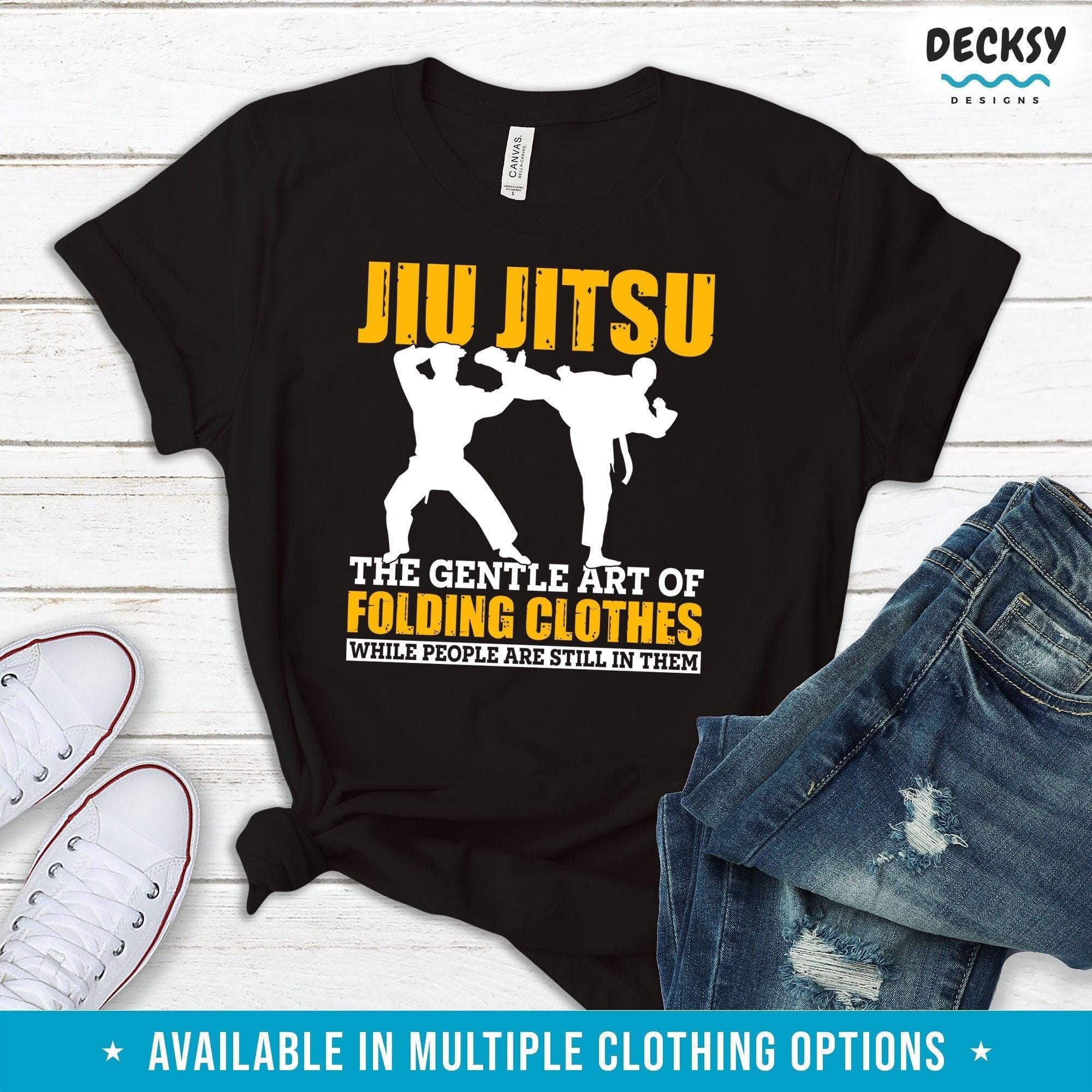 Jiu Jitsu Shirt, BJJ Gift-Clothing:Gender-Neutral Adult Clothing:Tops & Tees:T-shirts:Graphic Tees-DecksyDesigns