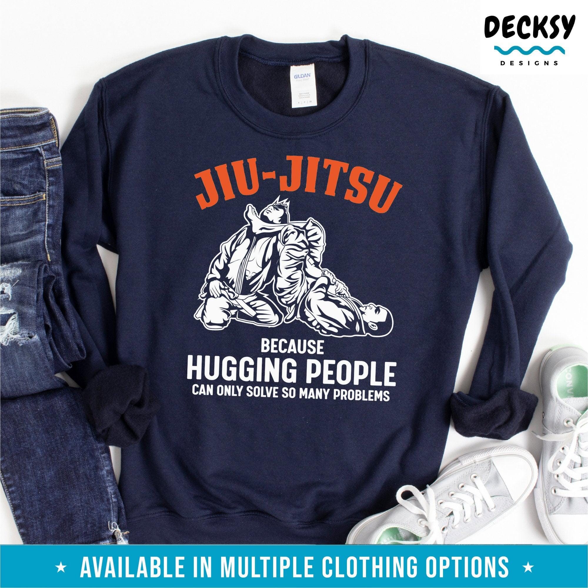 Jiujitsu Shirt, Brazilian Jiu Jitsu Gift-Clothing:Gender-Neutral Adult Clothing:Tops & Tees:T-shirts:Graphic Tees-DecksyDesigns