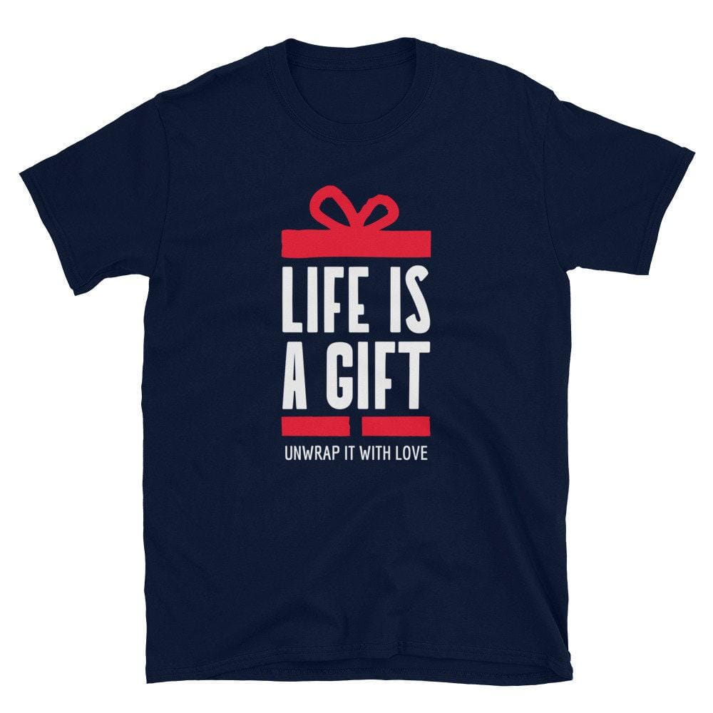Life Is A Gift Motivational Shirt, Ivf Baby Shower Gift-Clothing:Gender-Neutral Adult Clothing:Tops & Tees:T-shirts:Graphic Tees-DecksyDesigns