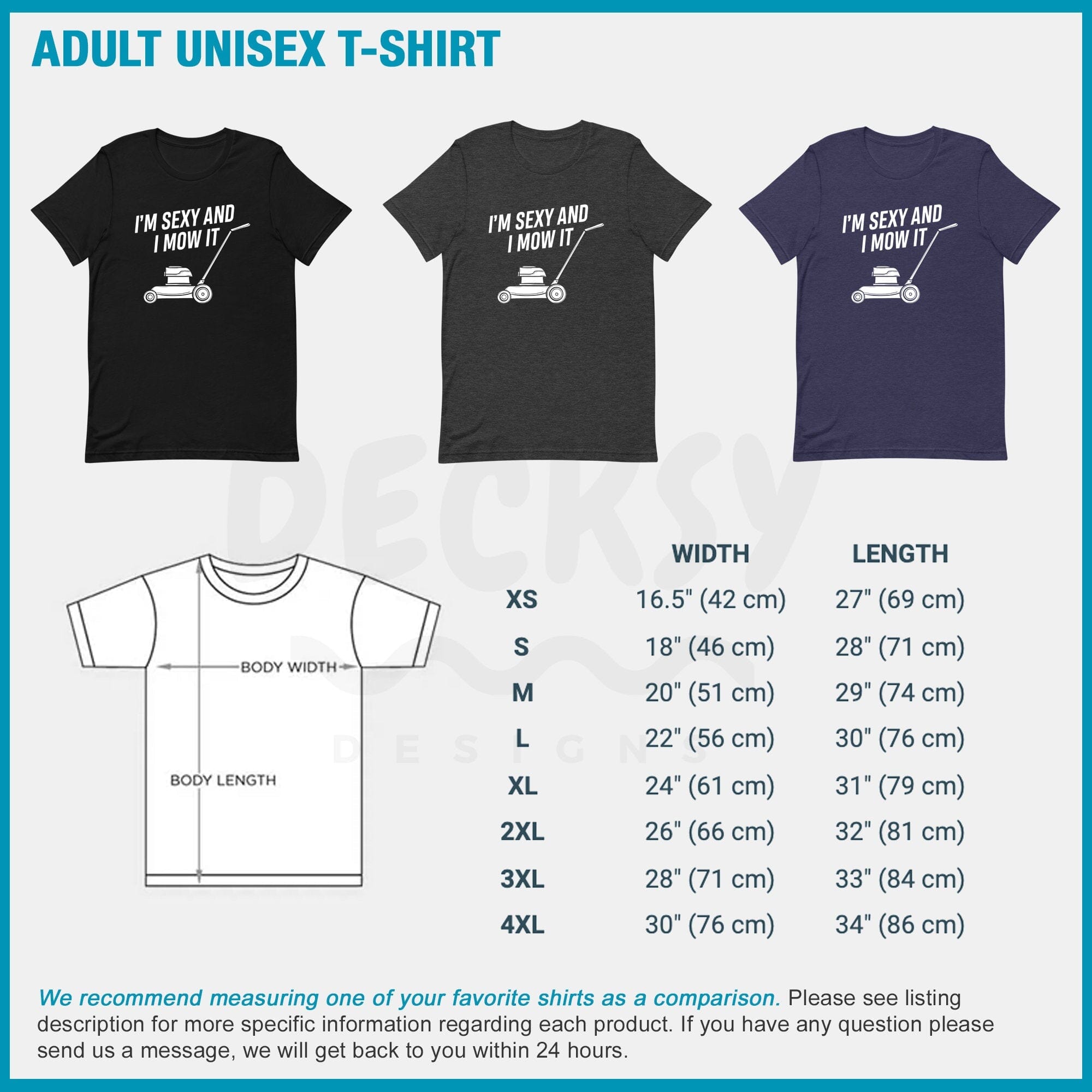 Mens Gardening Shirt, Lawn Mower Gift-Clothing:Gender-Neutral Adult Clothing:Tops & Tees:T-shirts:Graphic Tees-DecksyDesigns