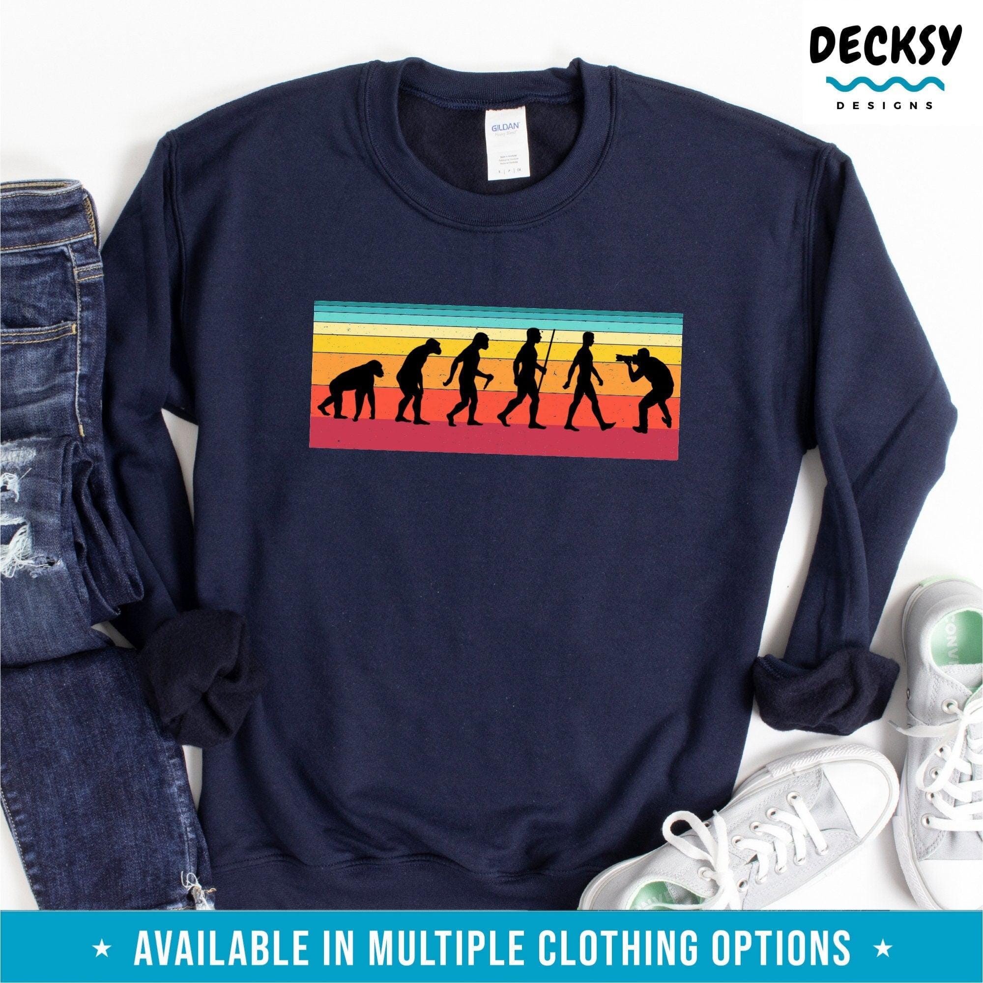 Mens Photography Shirt, Photographer Gift-Clothing:Gender-Neutral Adult Clothing:Tops & Tees:T-shirts:Graphic Tees-DecksyDesigns