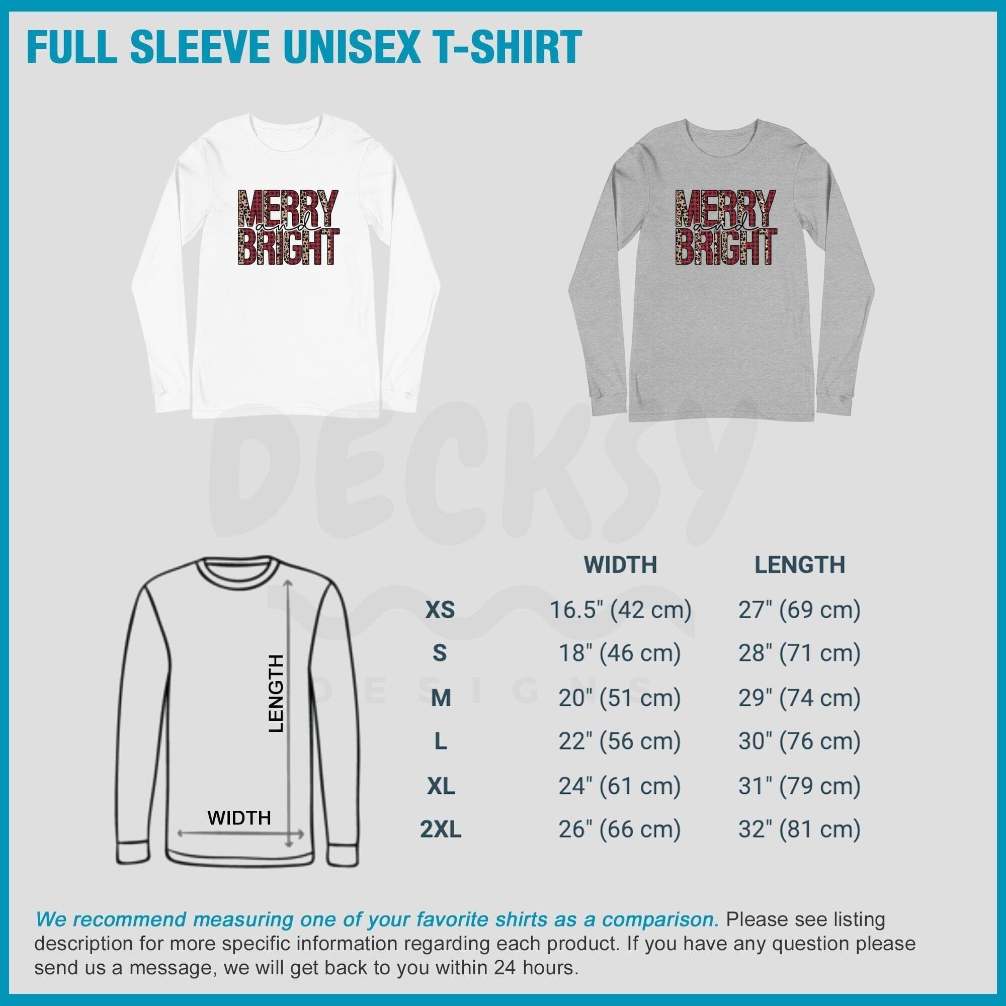Merry And Bright Christmas Shirt, Xmas Gift For Family-Clothing:Gender-Neutral Adult Clothing:Tops & Tees:T-shirts:Graphic Tees-DecksyDesigns
