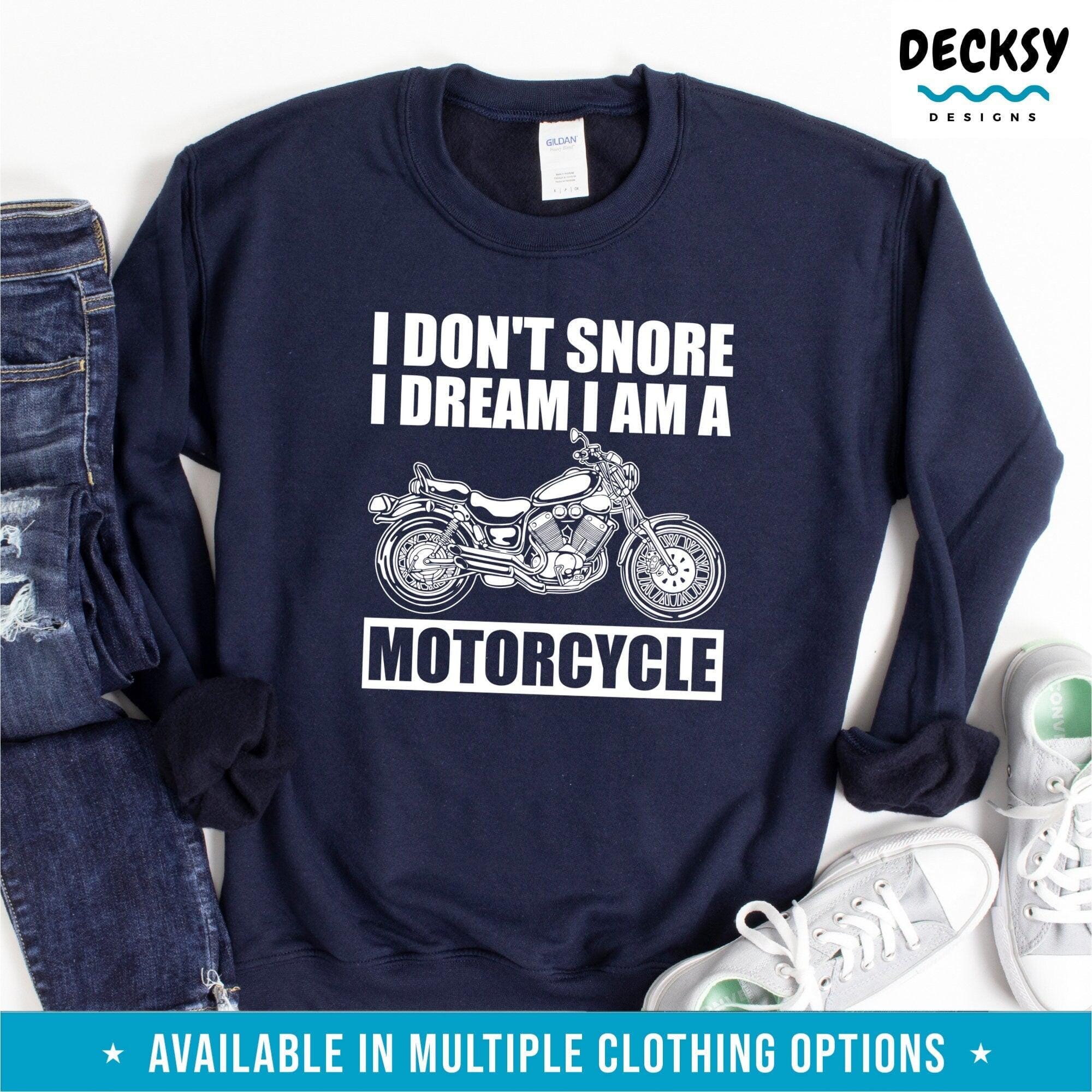 Motorcycle Tshirt, Biker Gift-Clothing:Gender-Neutral Adult Clothing:Tops & Tees:T-shirts:Graphic Tees-DecksyDesigns