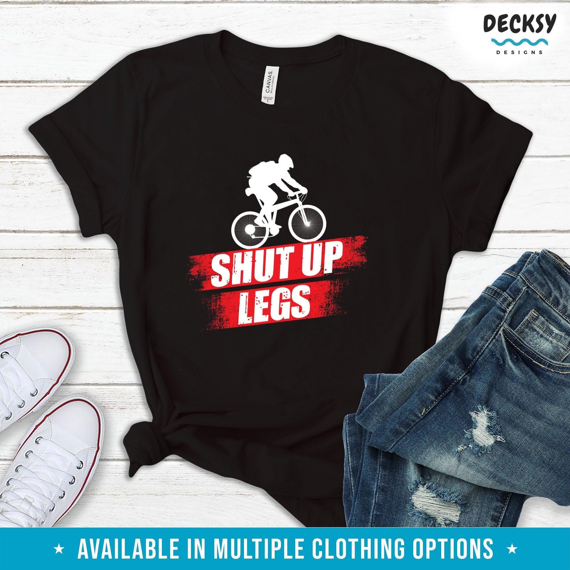 Mountain Bike Tshirt, Gift For Cyclists-Clothing:Gender-Neutral Adult Clothing:Tops & Tees:T-shirts:Graphic Tees-DecksyDesigns