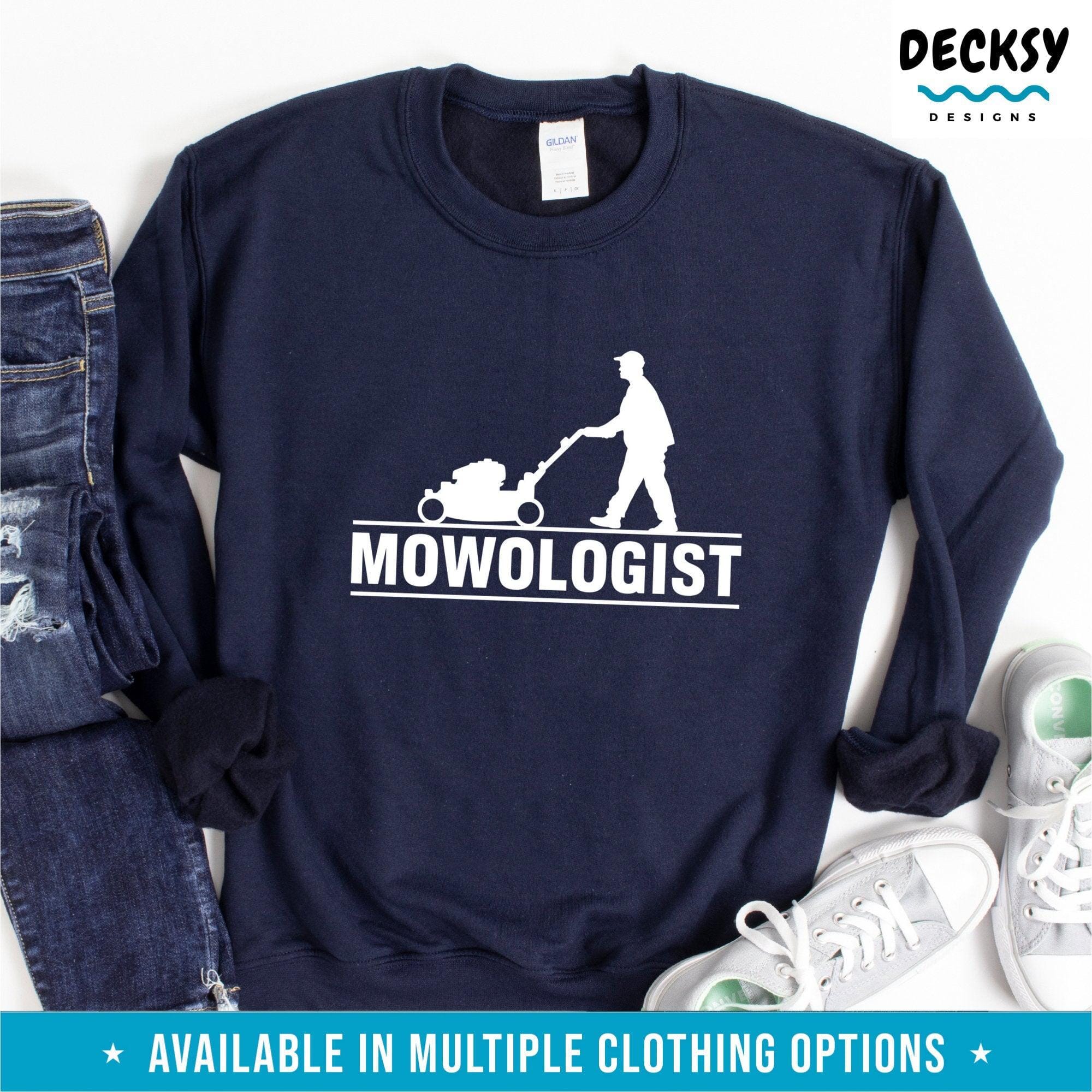 Mowing T-Shirt, Lawn Mower Gift-Clothing:Gender-Neutral Adult Clothing:Tops & Tees:T-shirts:Graphic Tees-DecksyDesigns
