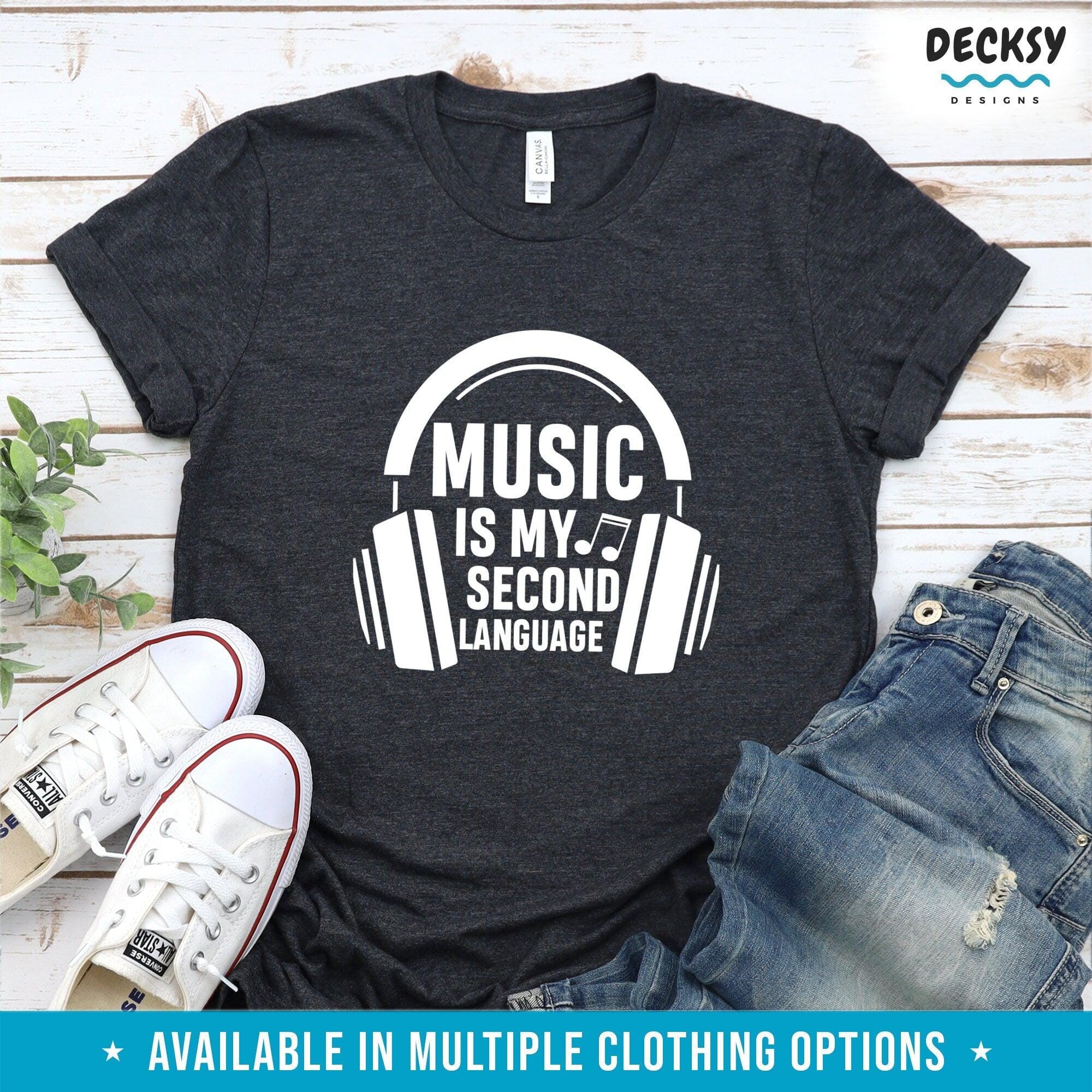 Music Lover Shirt, Musician Gift-Clothing:Gender-Neutral Adult Clothing:Tops & Tees:T-shirts:Graphic Tees-DecksyDesigns