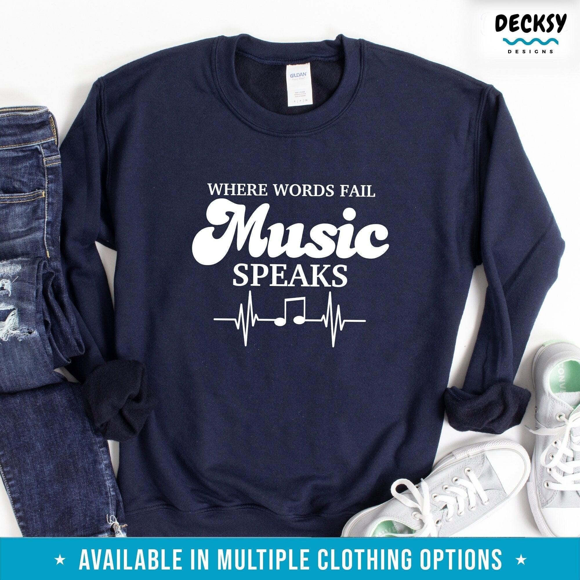Musician Shirt, Music Teacher Gift-Clothing:Gender-Neutral Adult Clothing:Tops & Tees:T-shirts:Graphic Tees-DecksyDesigns