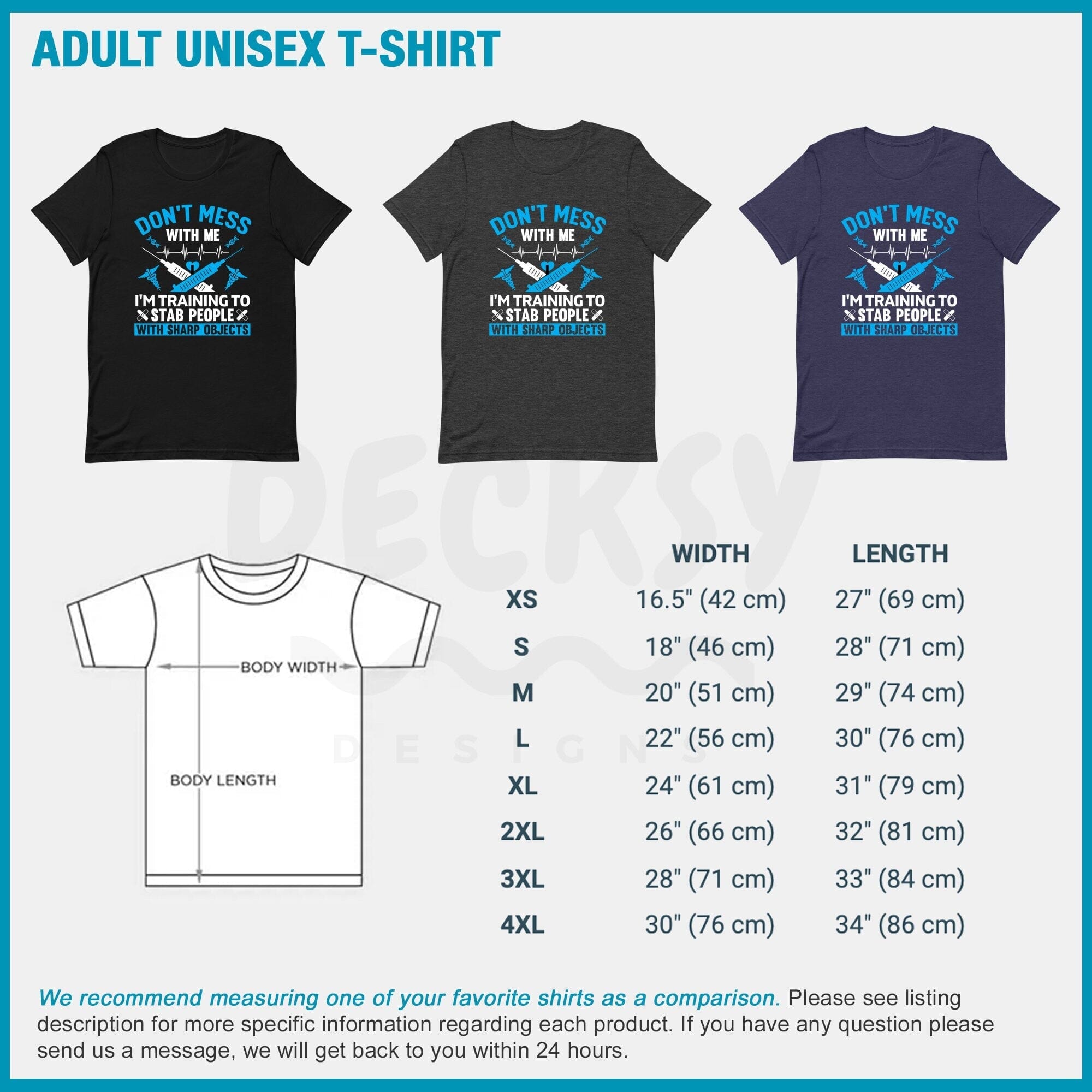 Nursing School Shirt, Student Nurse Gift-Clothing:Gender-Neutral Adult Clothing:Tops & Tees:T-shirts:Graphic Tees-DecksyDesigns