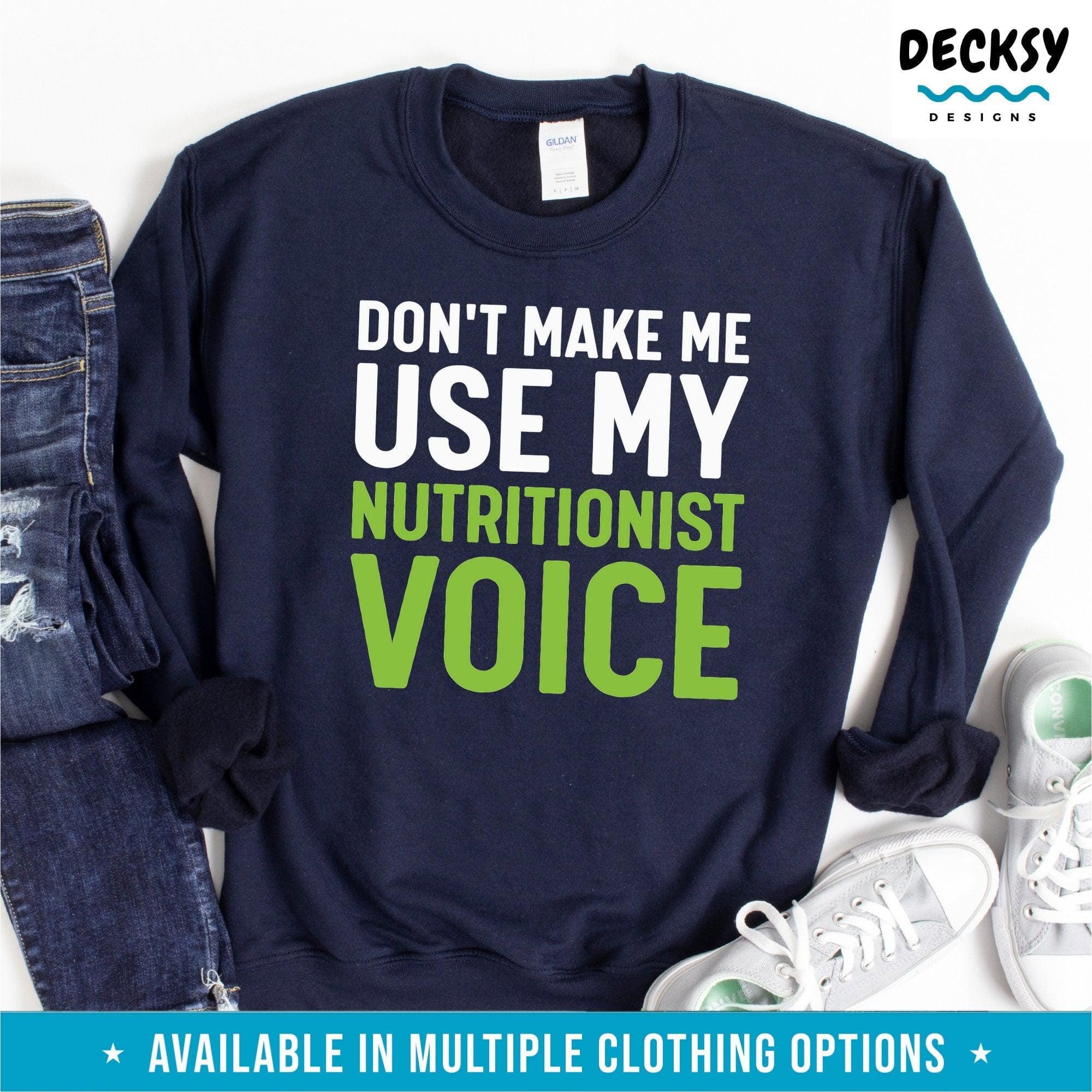 Nutritionist Shirt, Gift For Health Coach-Clothing:Gender-Neutral Adult Clothing:Tops & Tees:T-shirts:Graphic Tees-DecksyDesigns