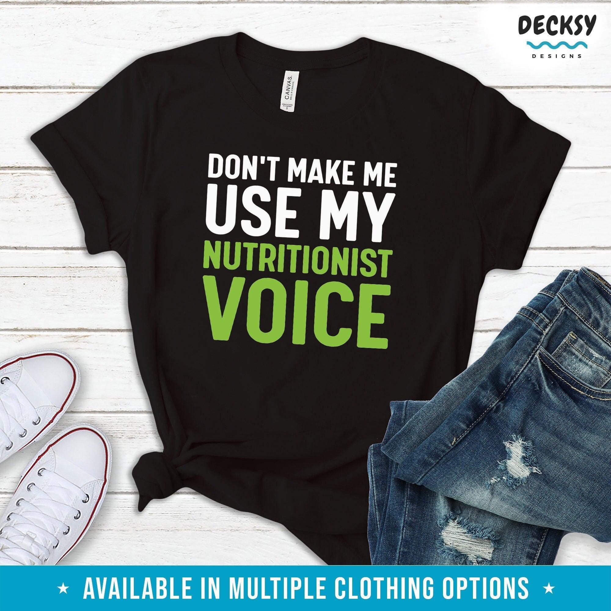 Nutritionist Shirt, Gift For Health Coach-Clothing:Gender-Neutral Adult Clothing:Tops & Tees:T-shirts:Graphic Tees-DecksyDesigns