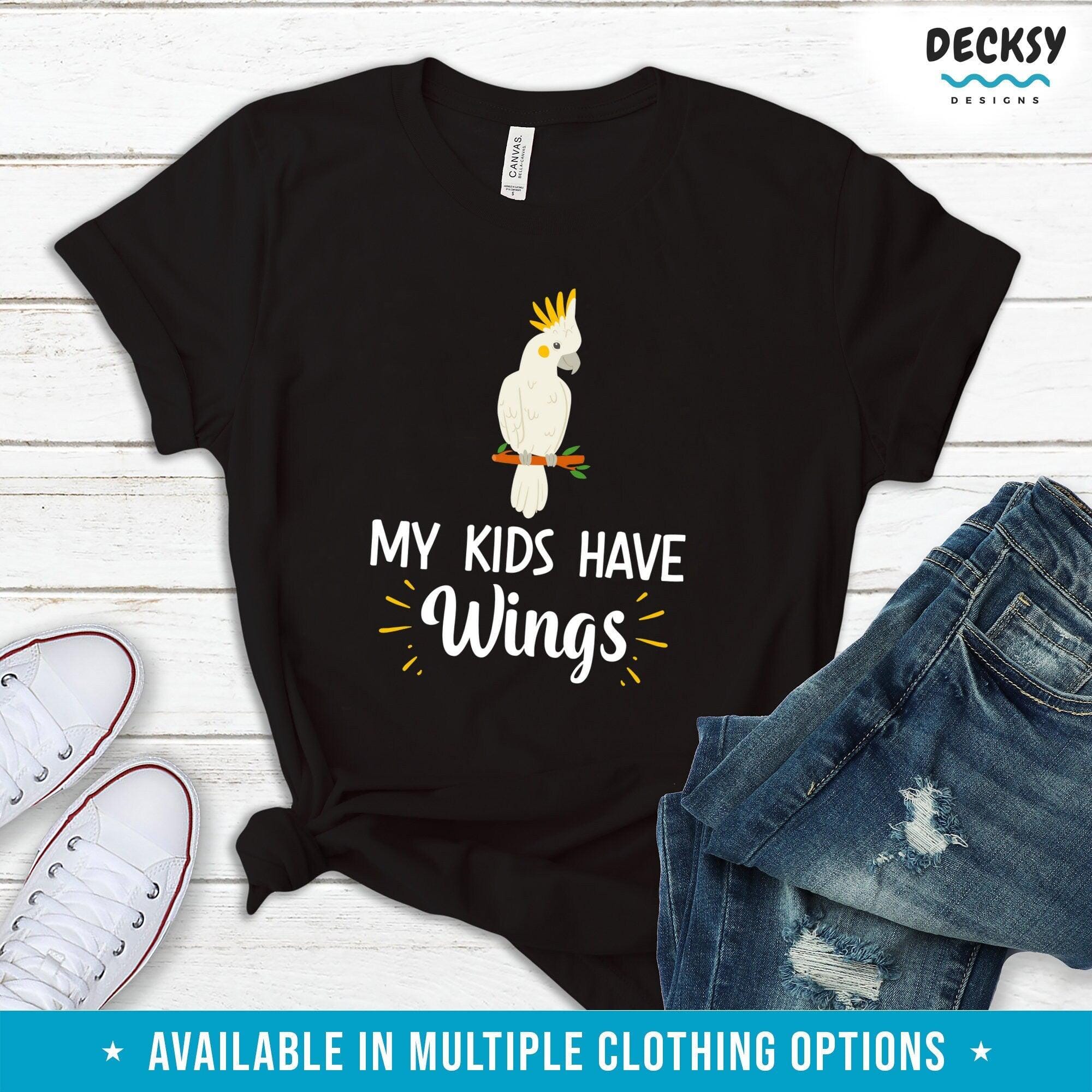 Parrot Lover Shirt, Cockatiel Owner Gift-Clothing:Gender-Neutral Adult Clothing:Tops & Tees:T-shirts:Graphic Tees-DecksyDesigns