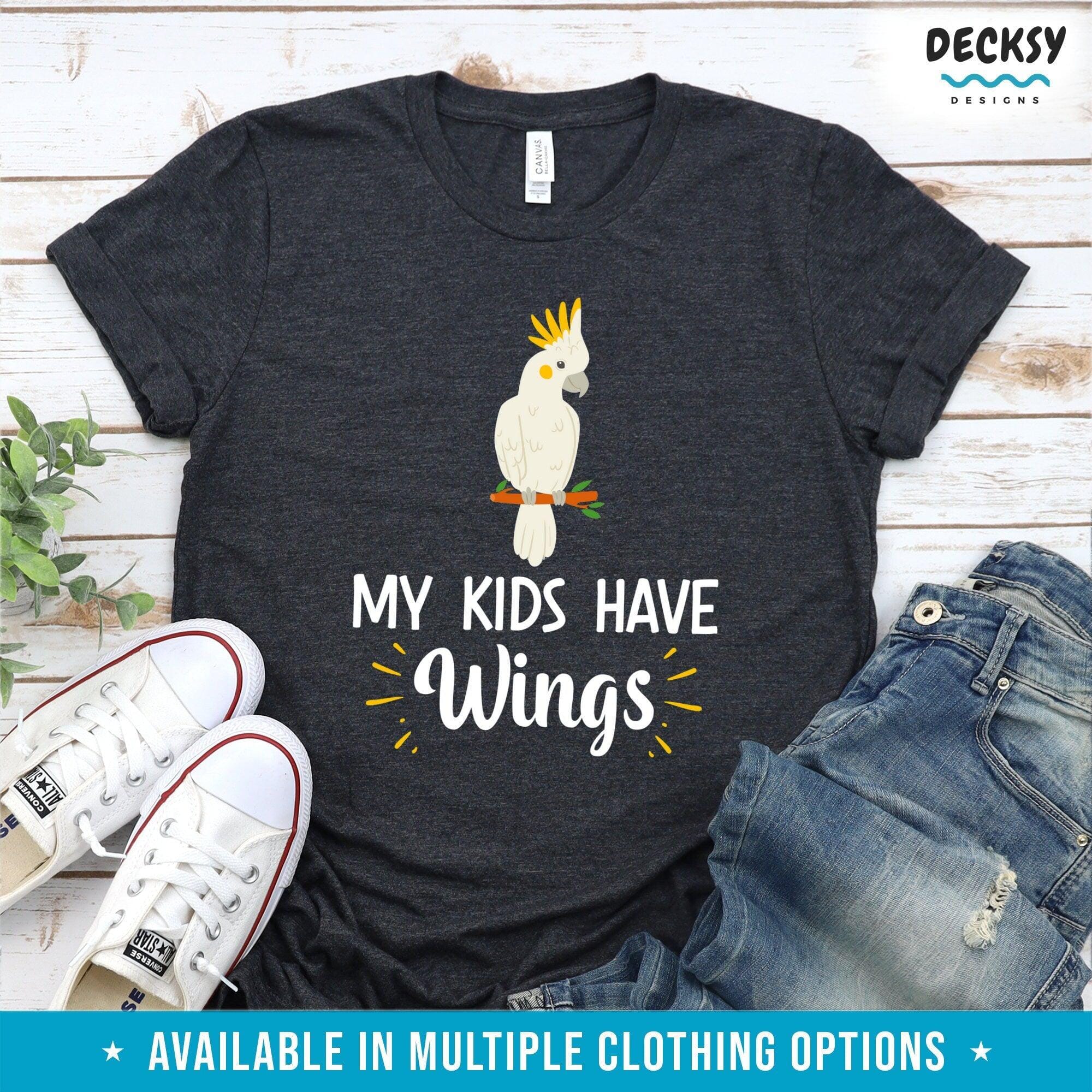 Parrot Lover Shirt, Cockatiel Owner Gift-Clothing:Gender-Neutral Adult Clothing:Tops & Tees:T-shirts:Graphic Tees-DecksyDesigns