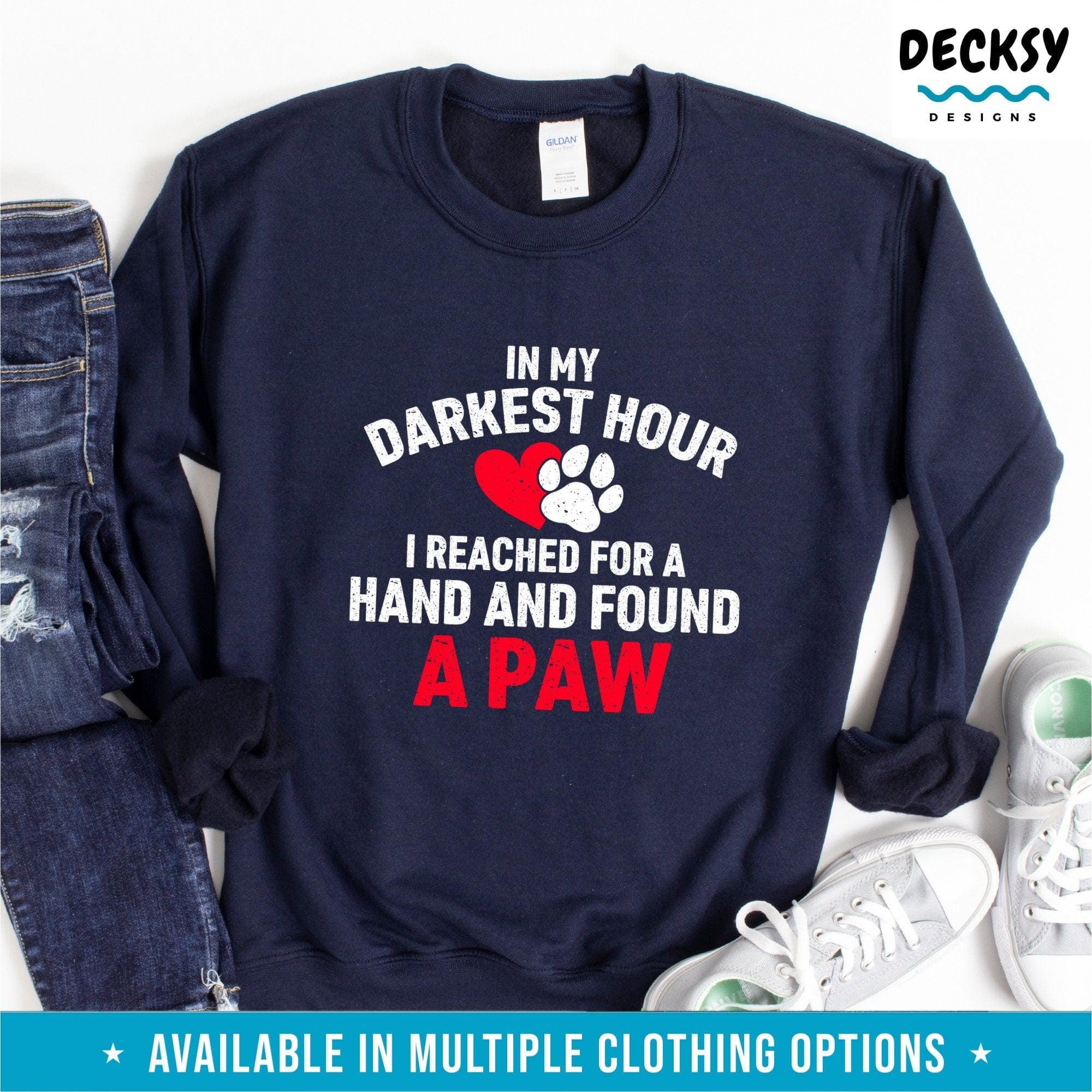 Pet Adoption Shirt, Dog Lover Gift-Clothing:Gender-Neutral Adult Clothing:Tops & Tees:T-shirts:Graphic Tees-DecksyDesigns