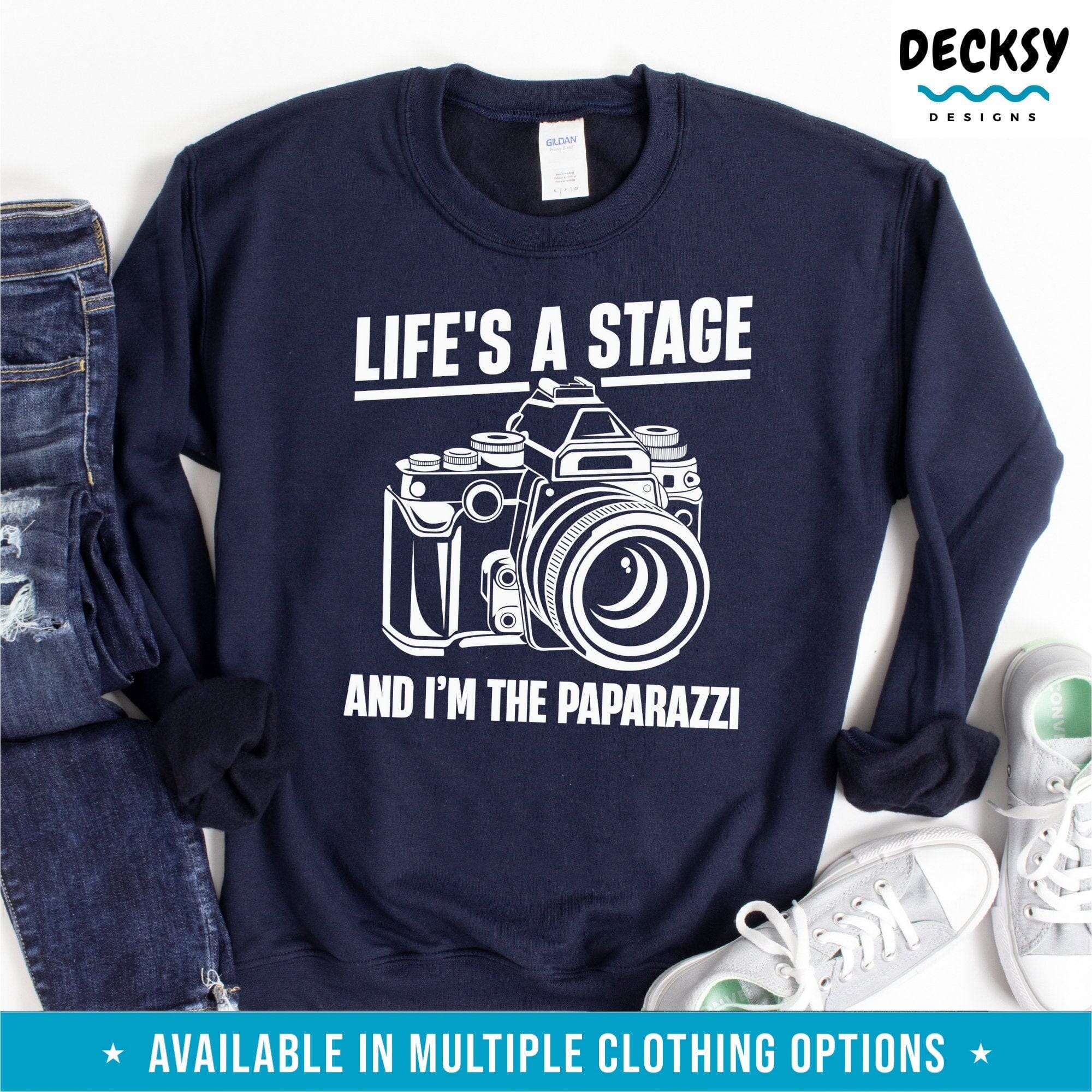 Photographer Shirt, Funny Camera Lover Gift-Clothing:Gender-Neutral Adult Clothing:Tops & Tees:T-shirts:Graphic Tees-DecksyDesigns