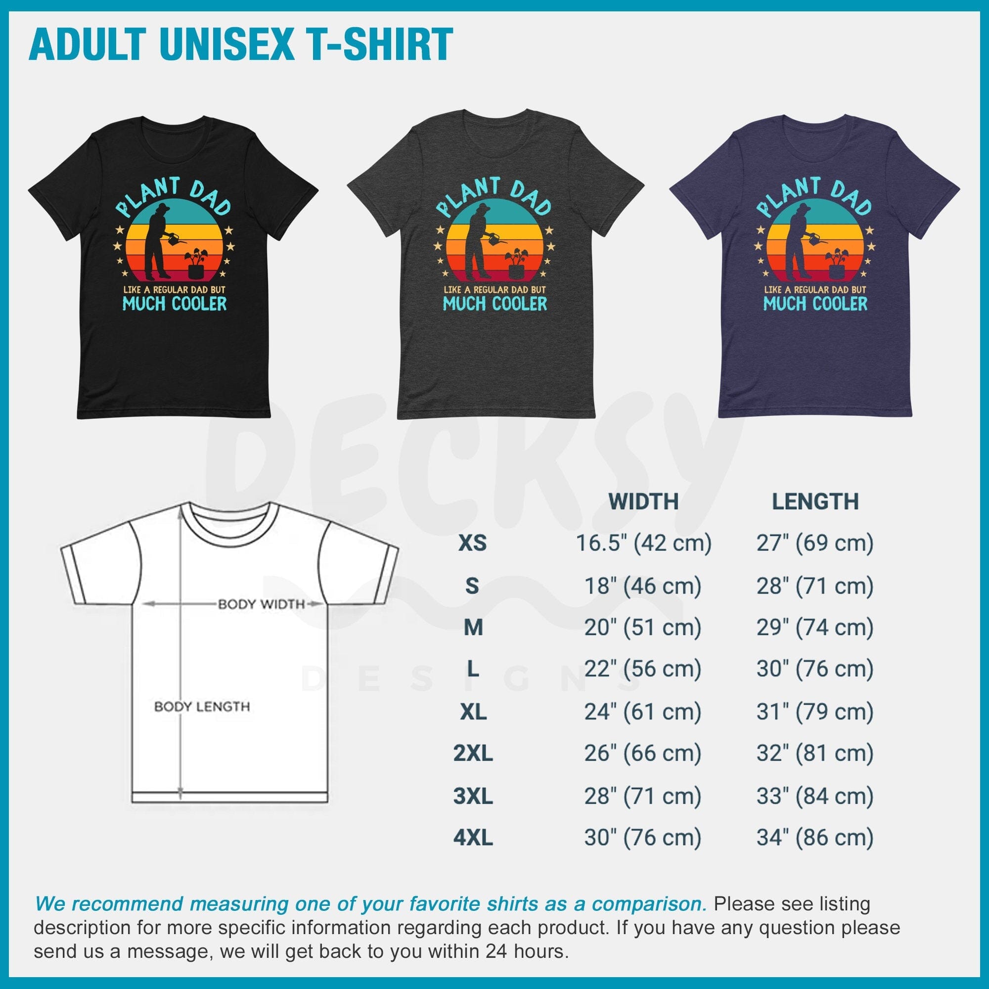 Plant Dad Shirt, Mens Gardening Gift-Clothing:Gender-Neutral Adult Clothing:Tops & Tees:T-shirts:Graphic Tees-DecksyDesigns