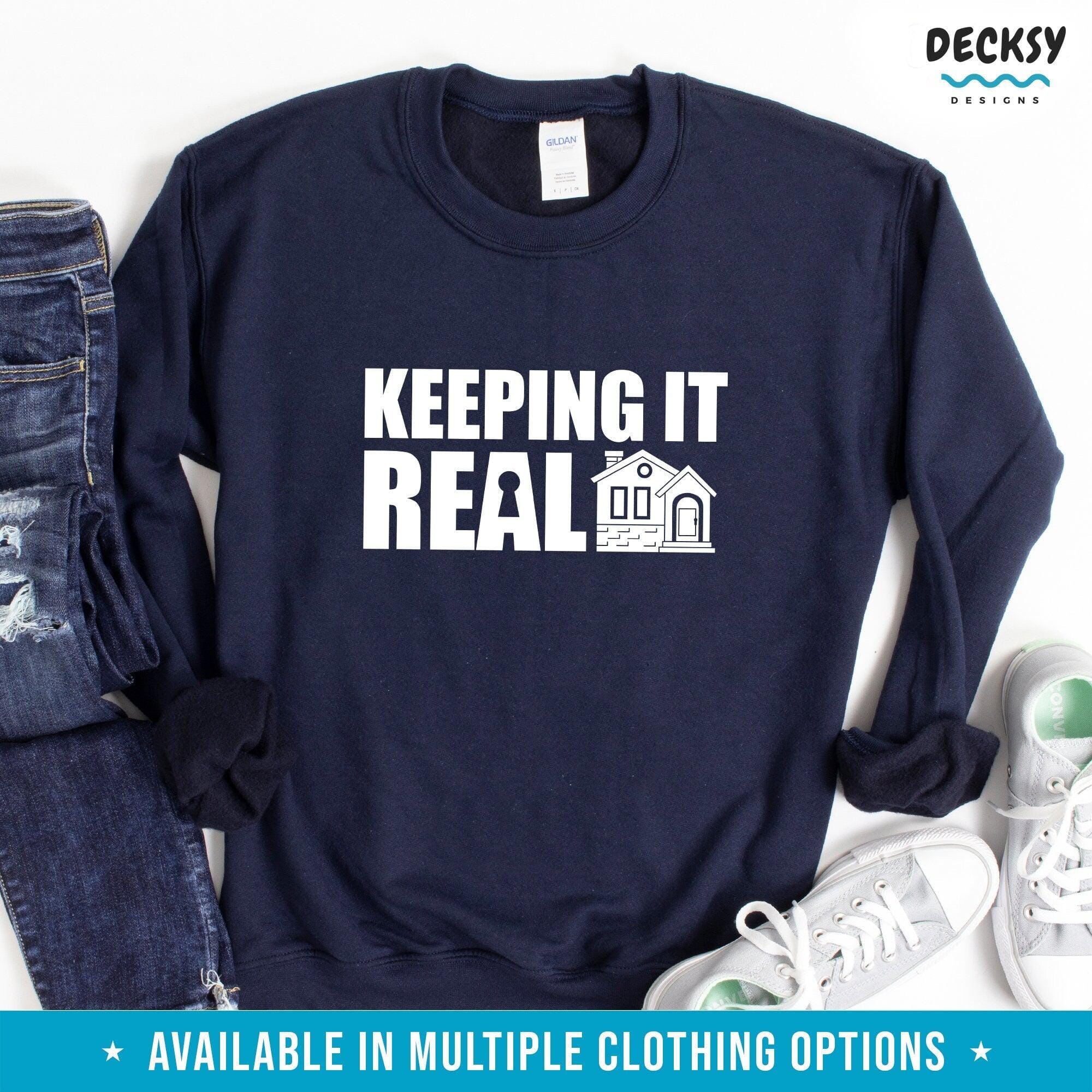 Real Estate Tshirt, Gift For Realtor-Clothing:Gender-Neutral Adult Clothing:Tops & Tees:T-shirts:Graphic Tees-DecksyDesigns
