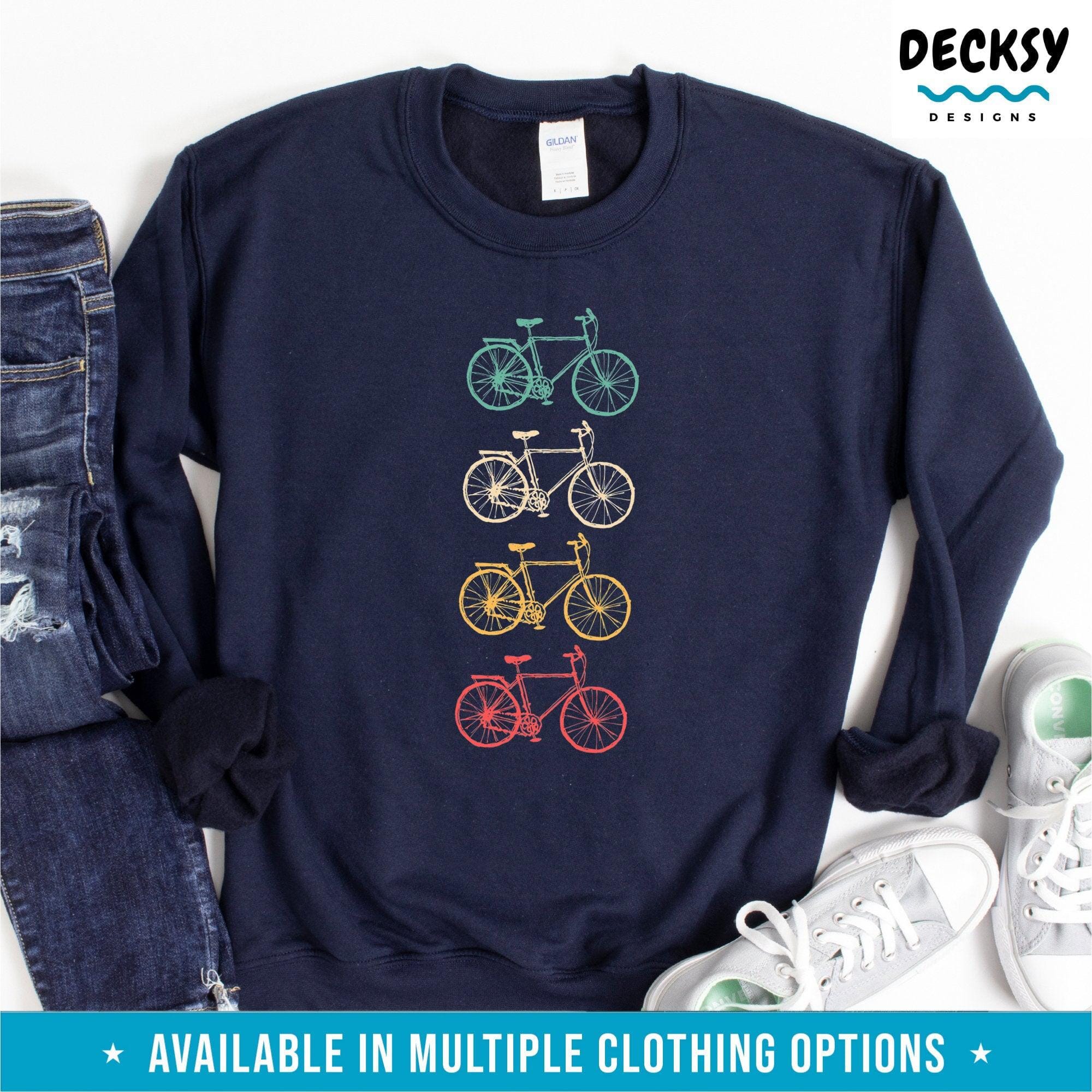 Retro Bike Shirt, Cycling Gift-Clothing:Gender-Neutral Adult Clothing:Tops & Tees:T-shirts:Graphic Tees-DecksyDesigns