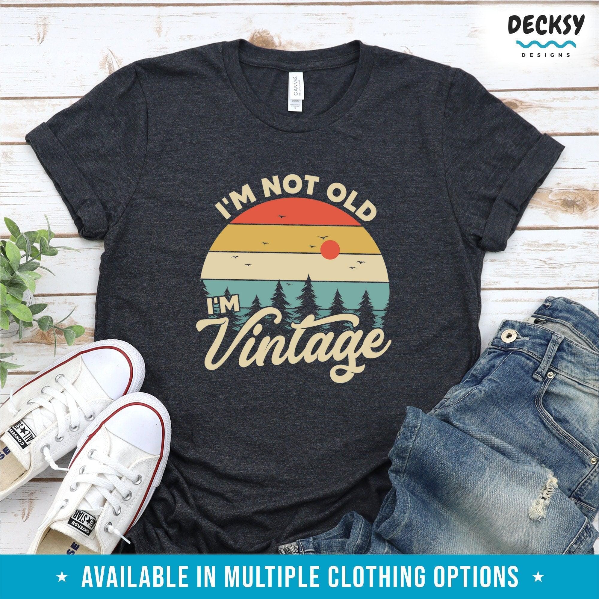 Retro Birthday Shirt Gift-Clothing:Gender-Neutral Adult Clothing:Tops & Tees:T-shirts:Graphic Tees-DecksyDesigns