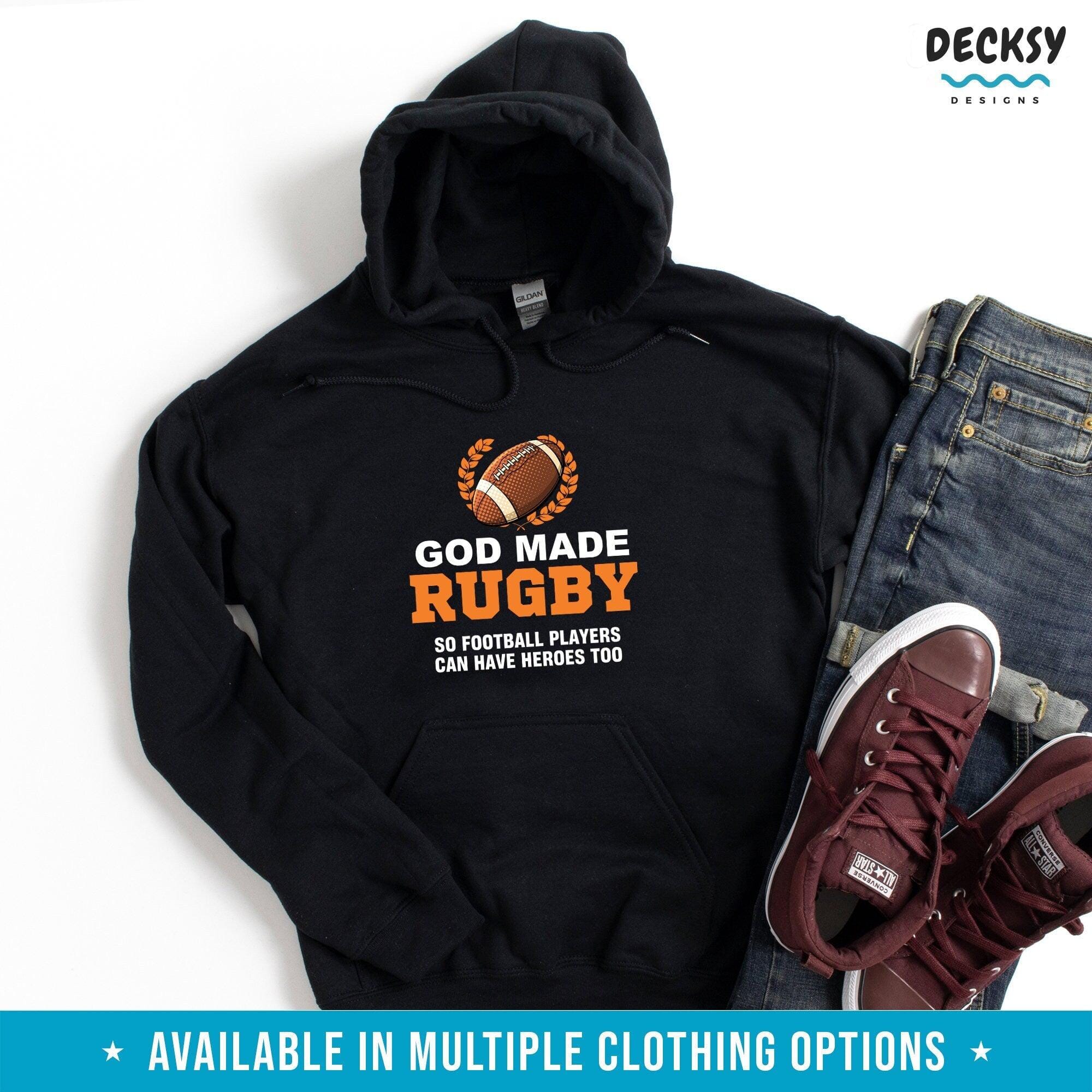 Rugby Player Shirt, Rugby Gift-Clothing:Gender-Neutral Adult Clothing:Tops & Tees:T-shirts:Graphic Tees-DecksyDesigns